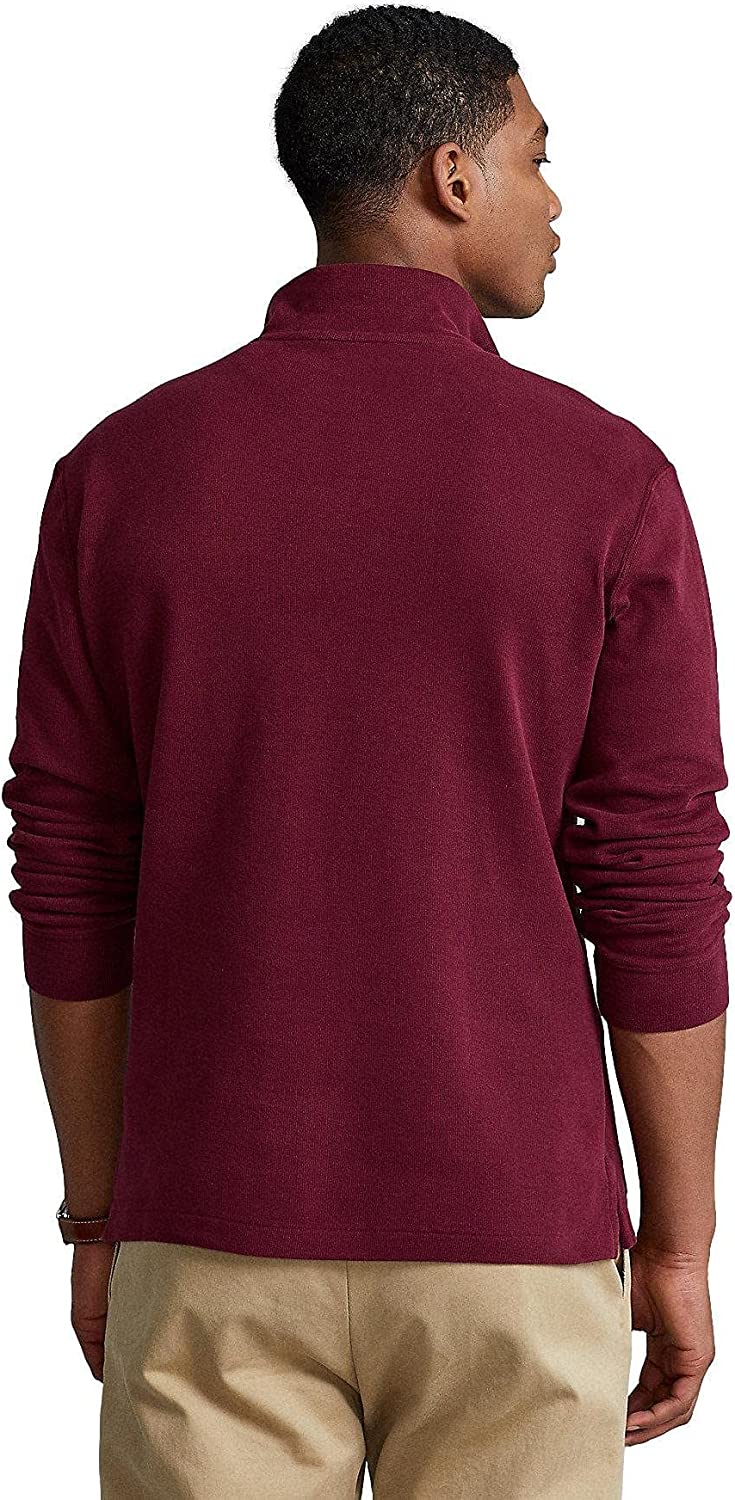 POLO RALPH LAUREN Men's Classic Estate-Rib Quarter-Zip Pullover Sweater
