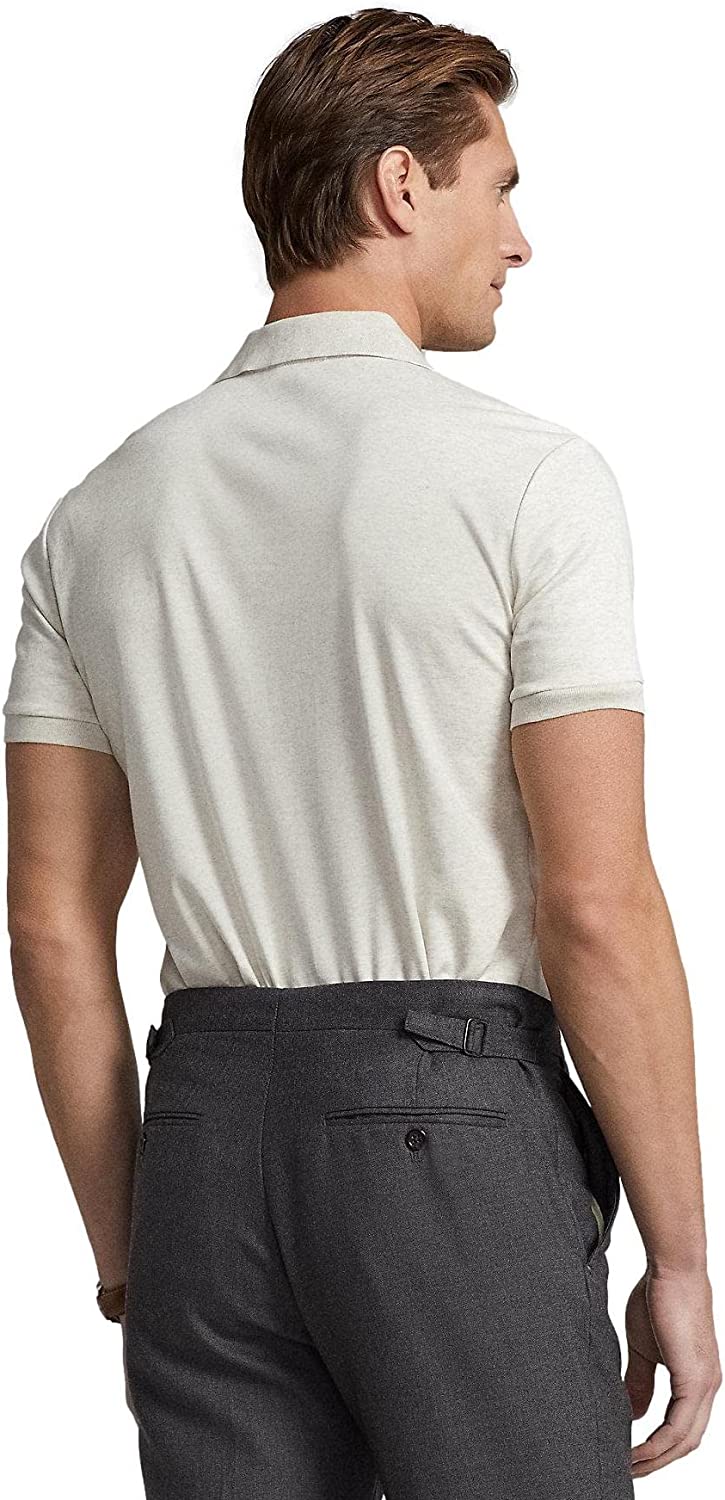 POLO RALPH LAUREN Men's Short Sleeve Knit Pima Polo