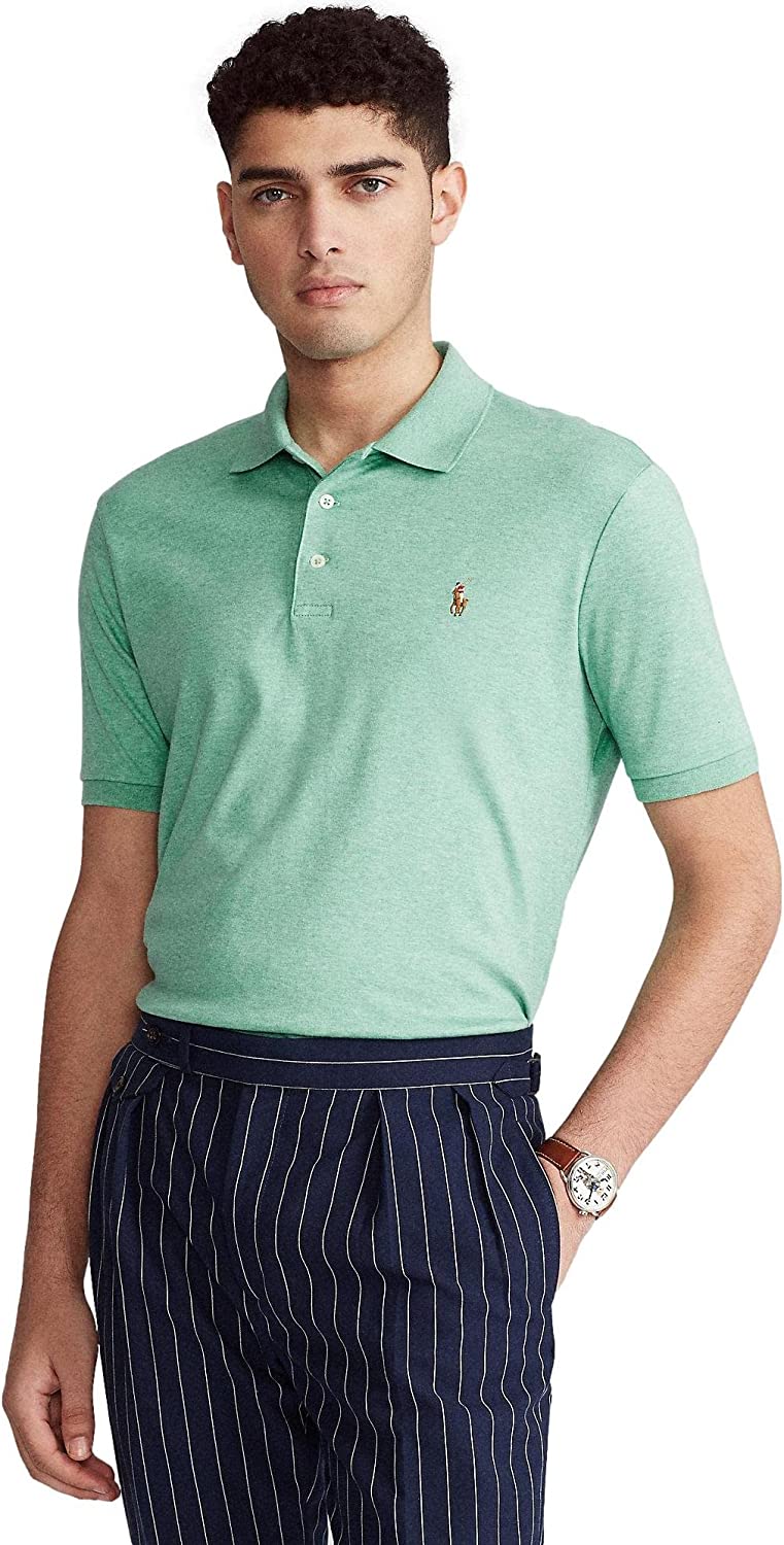 POLO RALPH LAUREN Men's Short Sleeve Knit Pima Polo