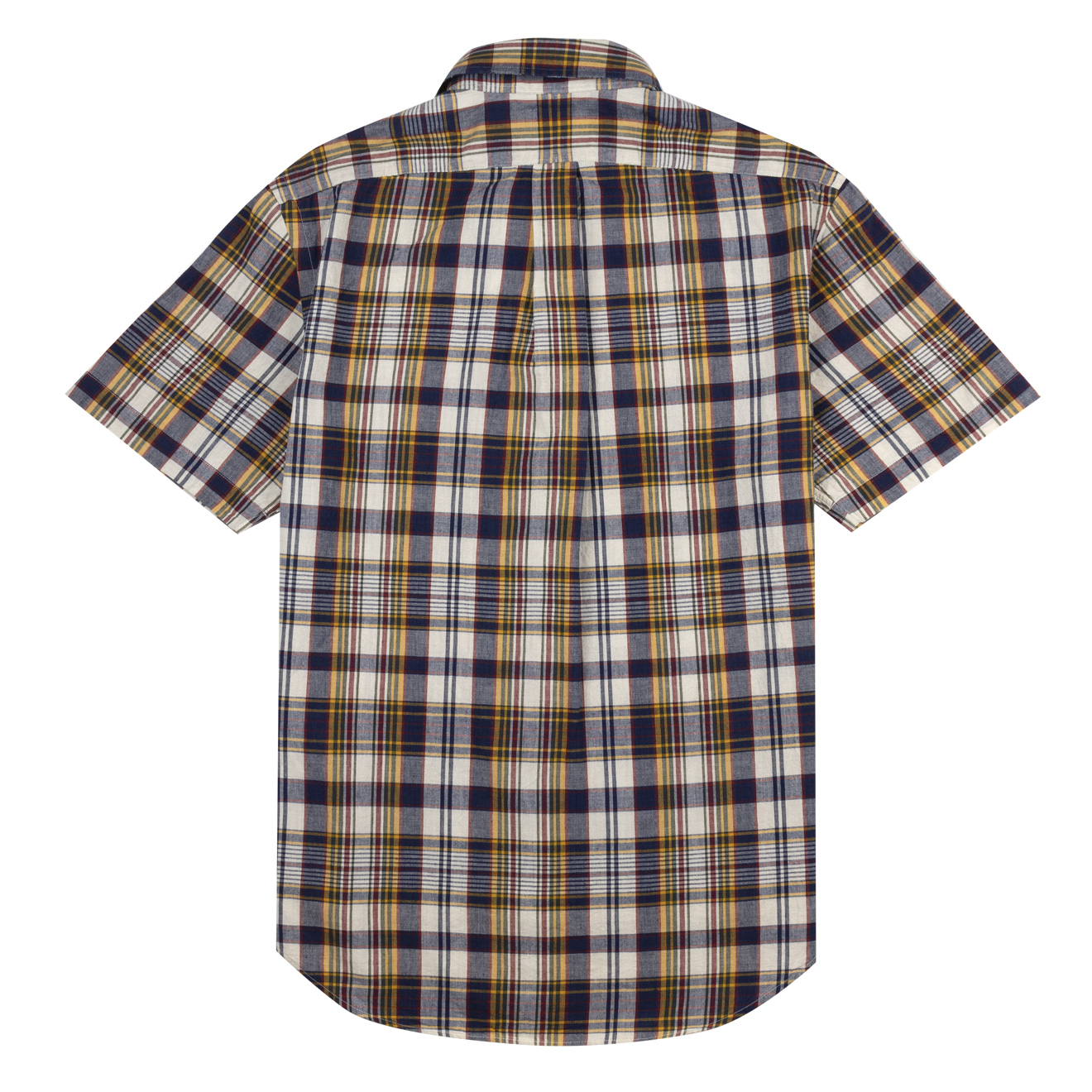 Ralph Lauren Cotton Check Shirt Navy / Yellow Multi