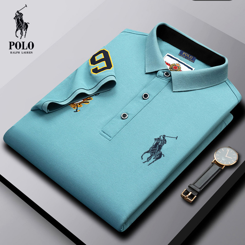 Ralph Lauren men's summer new business embroidery POLO shirt