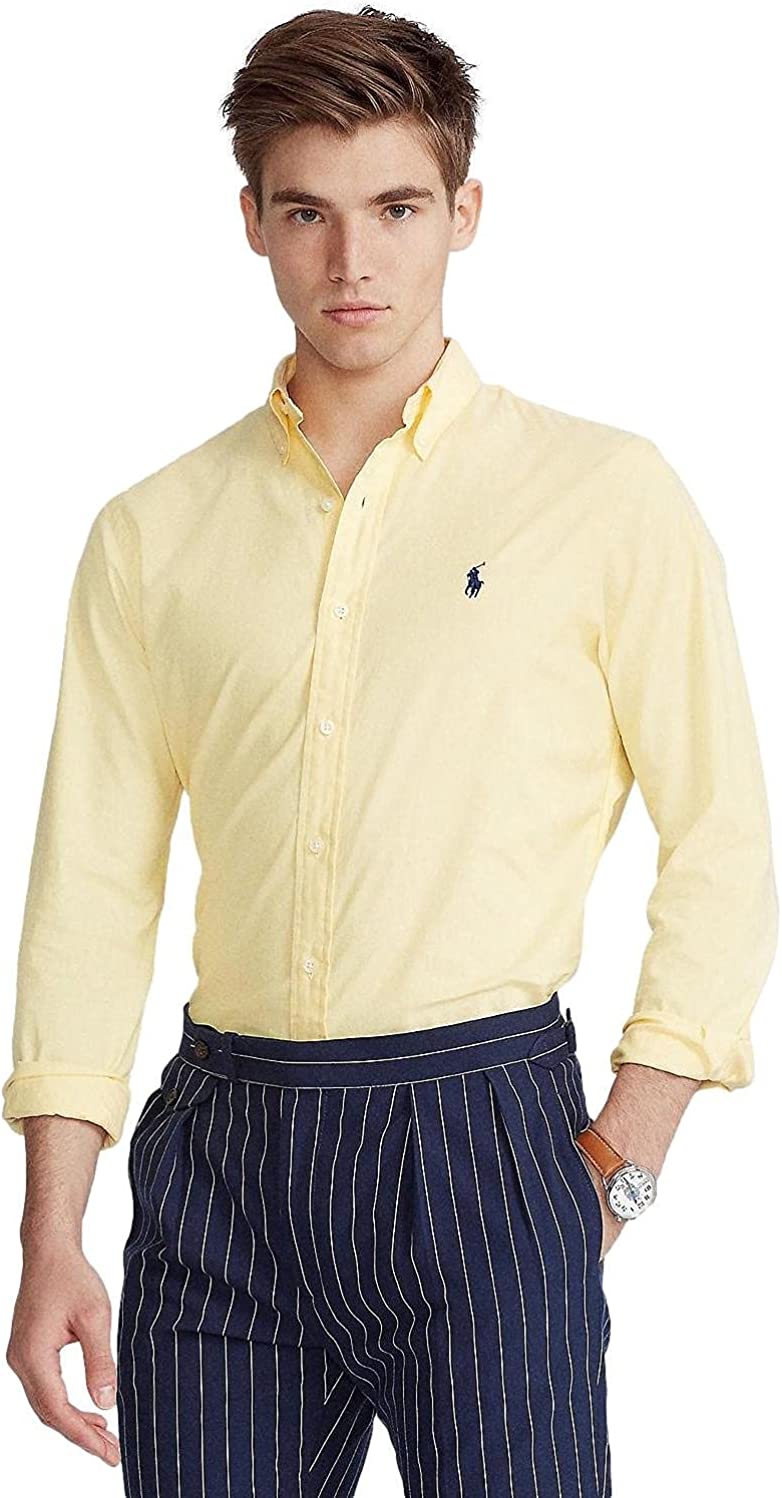 POLO RALPH LAUREN Men's Long Sleeve Classic Oxford Shirt