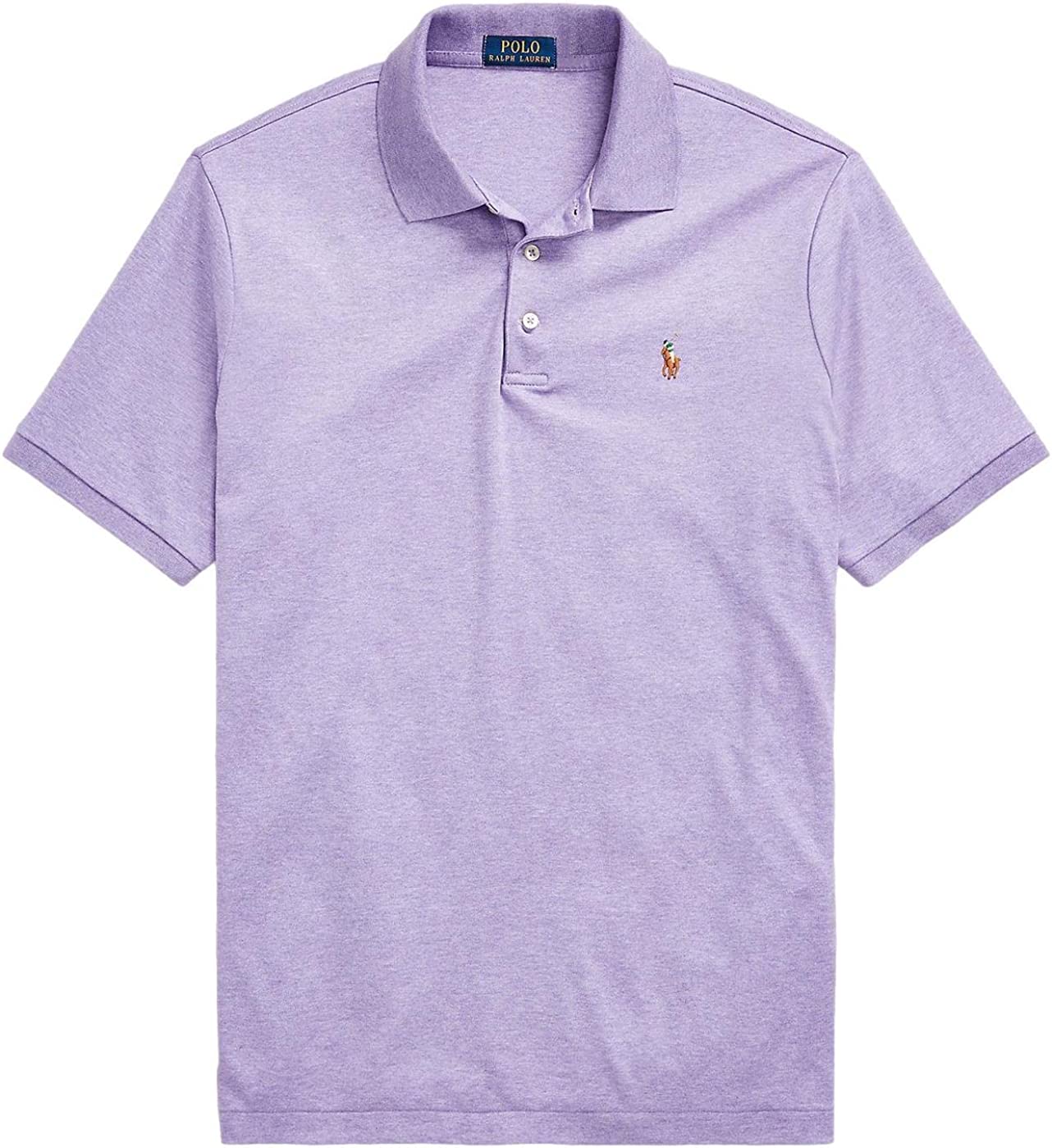 POLO RALPH LAUREN Men's Short Sleeve Knit Pima Polo