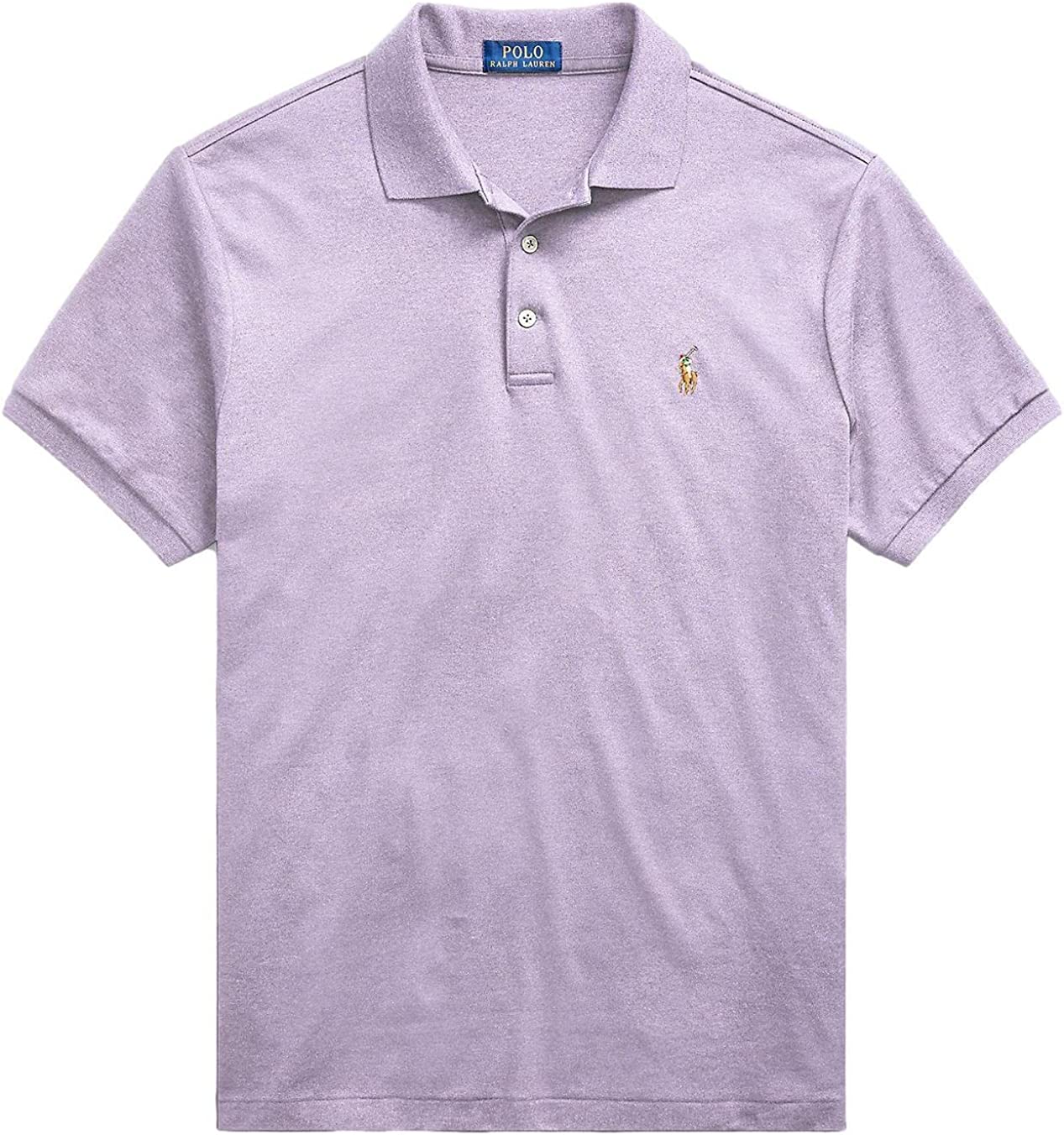 POLO RALPH LAUREN Men's Short Sleeve Knit Pima Polo