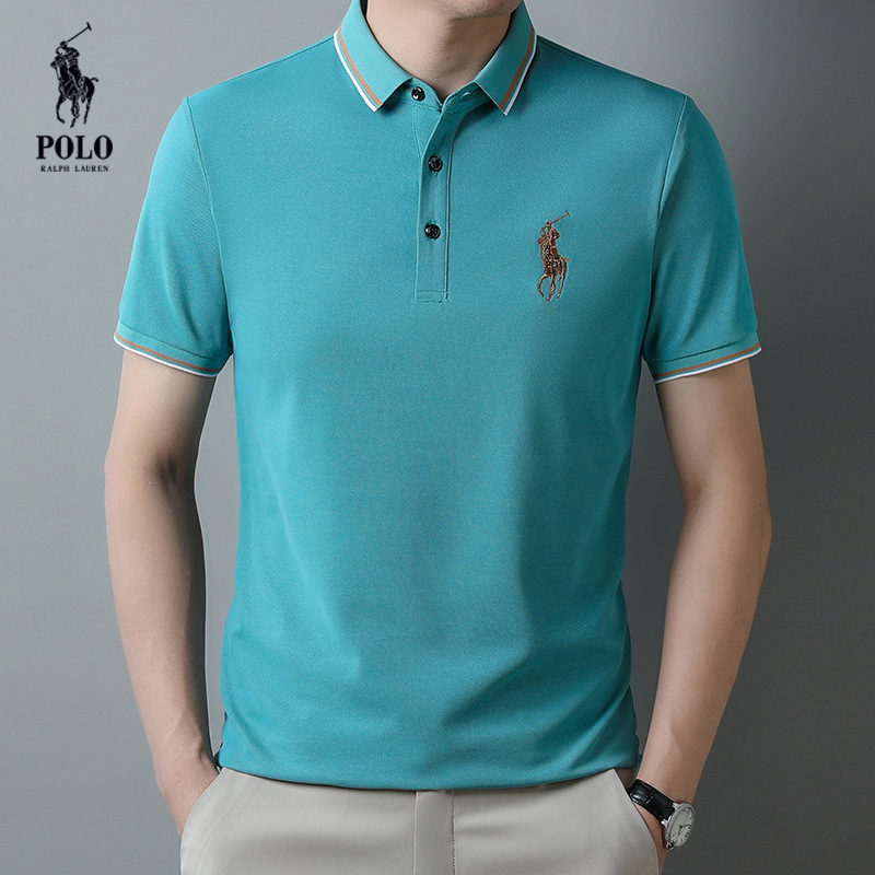 Ralph Lauren Summer Casual Lapel Men's T-Shirt