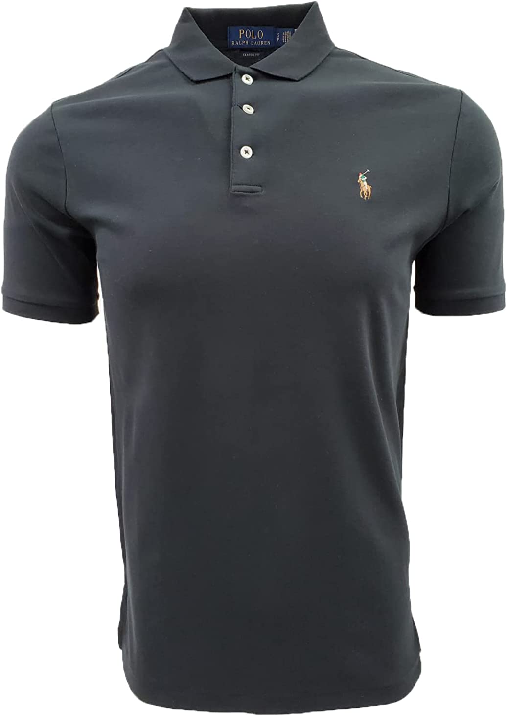 POLO RALPH LAUREN Men's Short Sleeve Knit Pima Polo