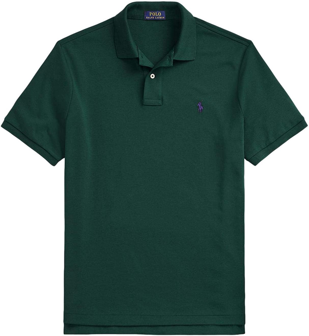 POLO RALPH LAUREN Men's Short Sleeve Knit Pima Polo