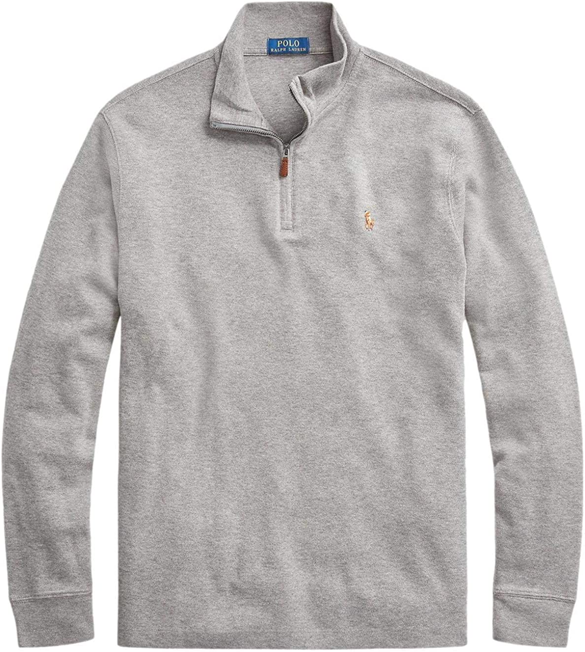 POLO RALPH LAUREN Men's Classic Estate-Rib Quarter-Zip Pullover Sweater