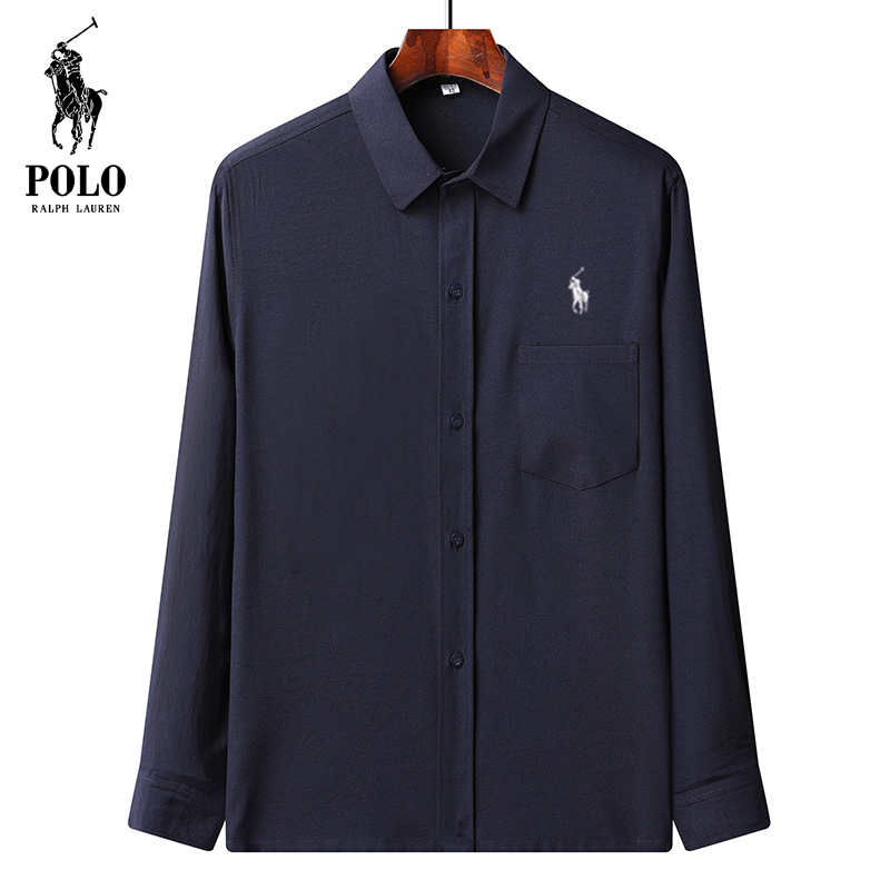 Ralph Lauren Men's Summer loose large size long sleeve shirt