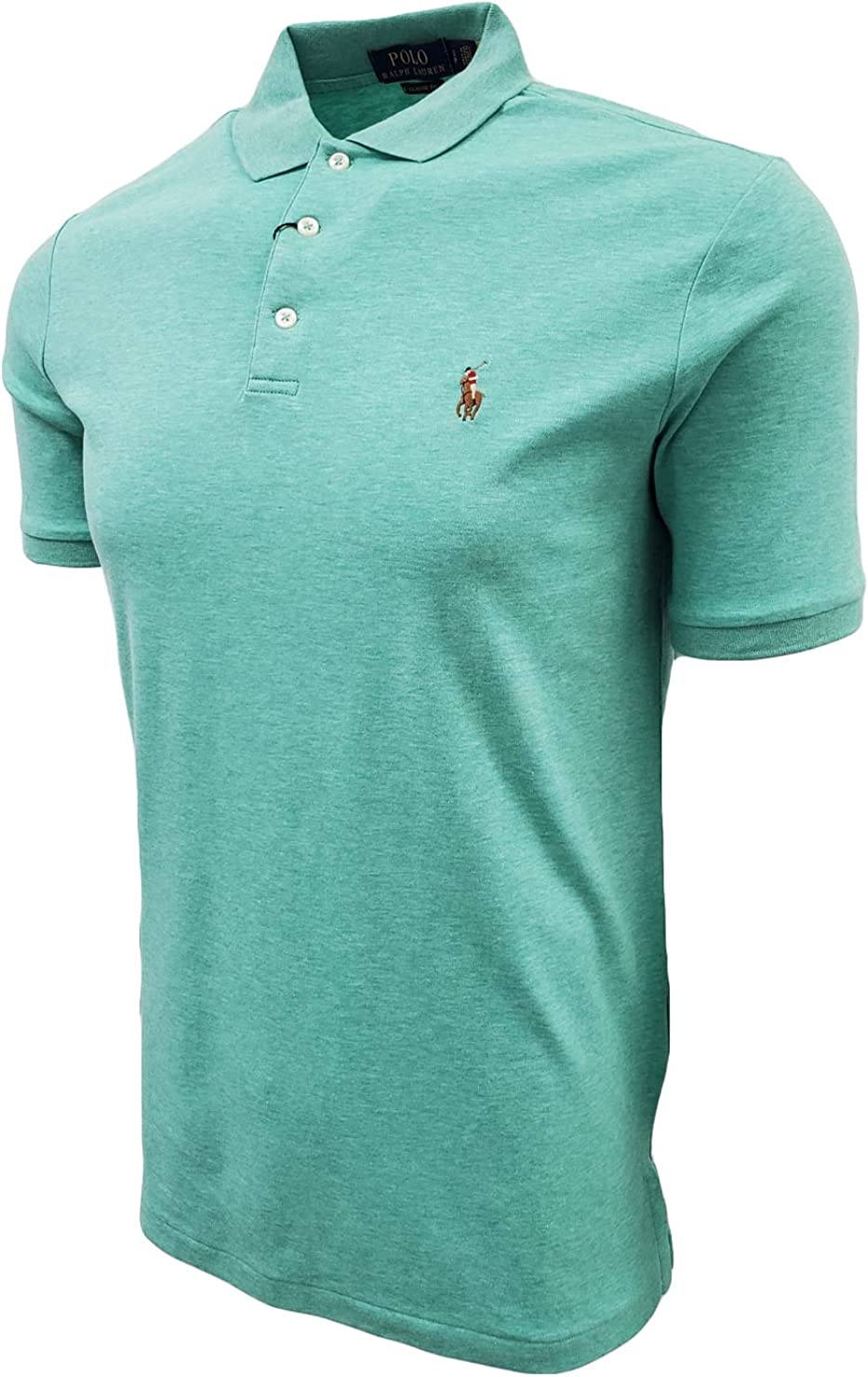 POLO RALPH LAUREN Men's Short Sleeve Knit Pima Polo