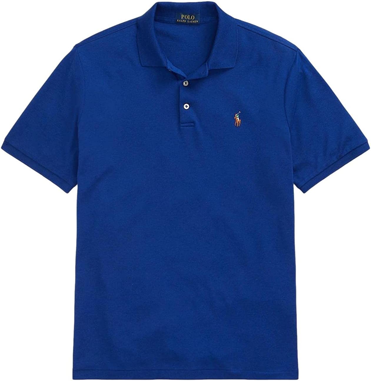 POLO RALPH LAUREN Men's Short Sleeve Knit Pima Polo