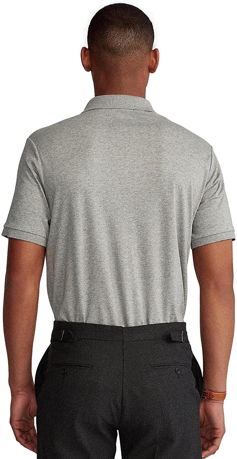 POLO RALPH LAUREN Men's Short Sleeve Knit Pima Polo
