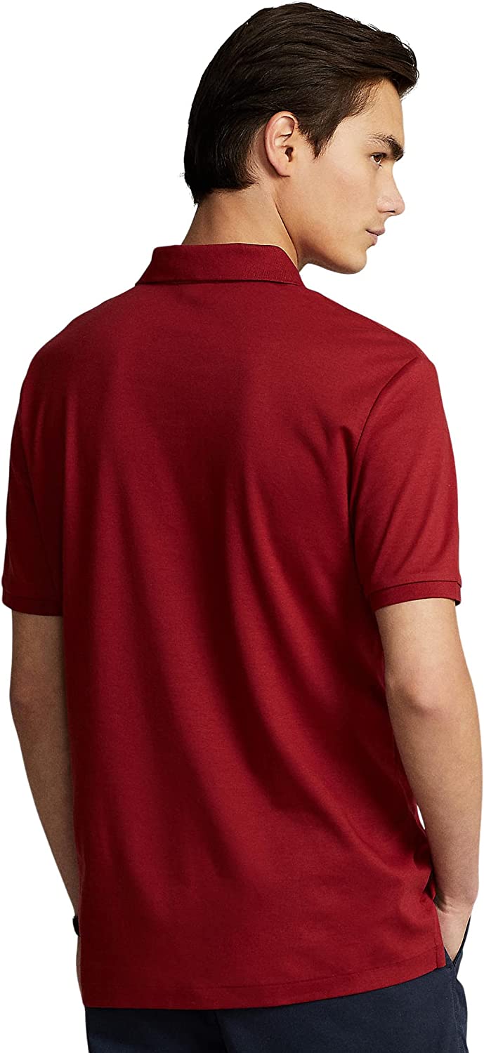 POLO RALPH LAUREN Men's Short Sleeve Knit Pima Polo