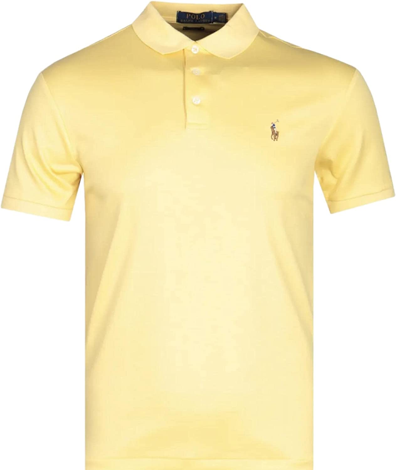 POLO RALPH LAUREN Men's Short Sleeve Knit Pima Polo