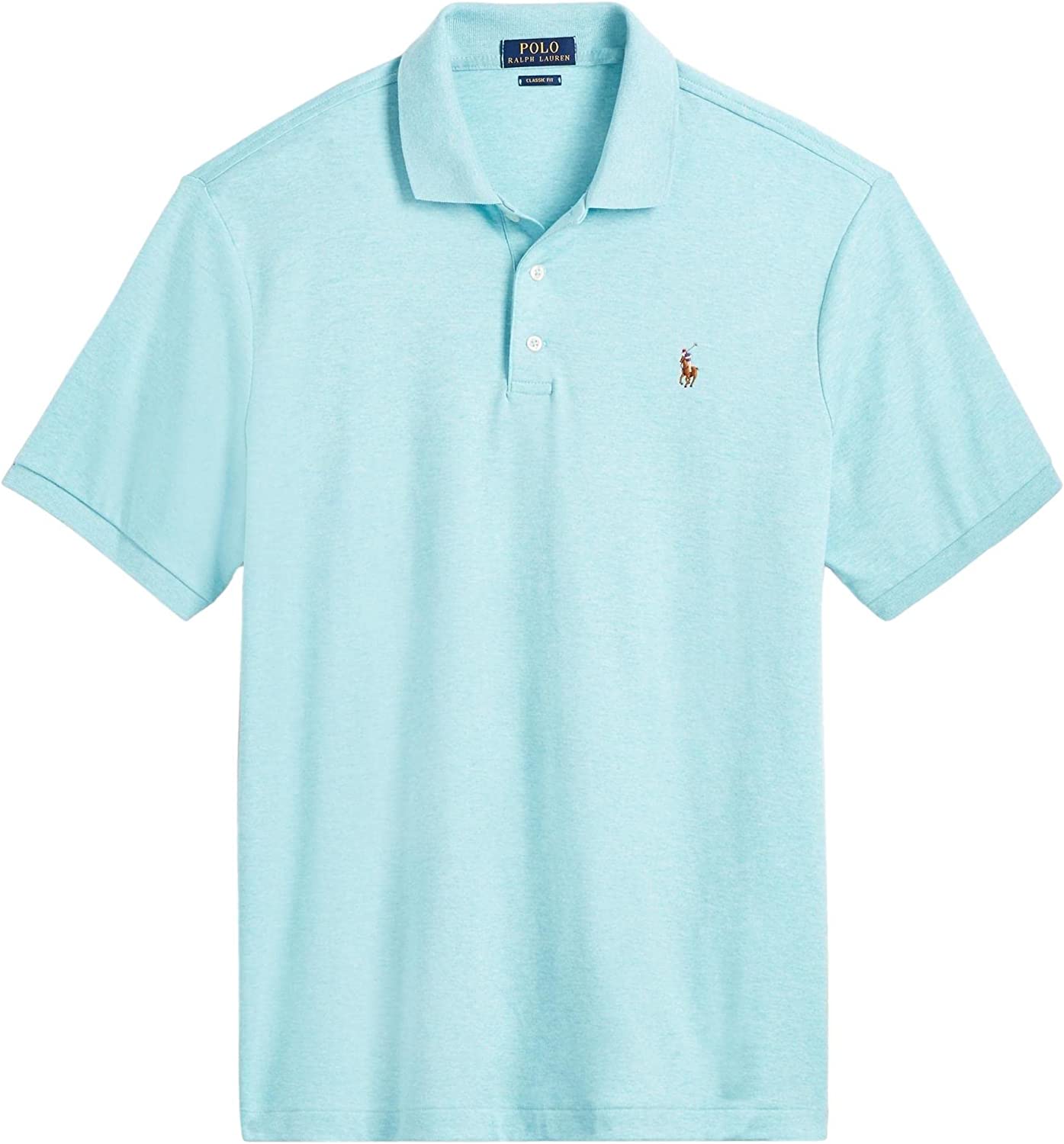POLO RALPH LAUREN Men's Short Sleeve Knit Pima Polo