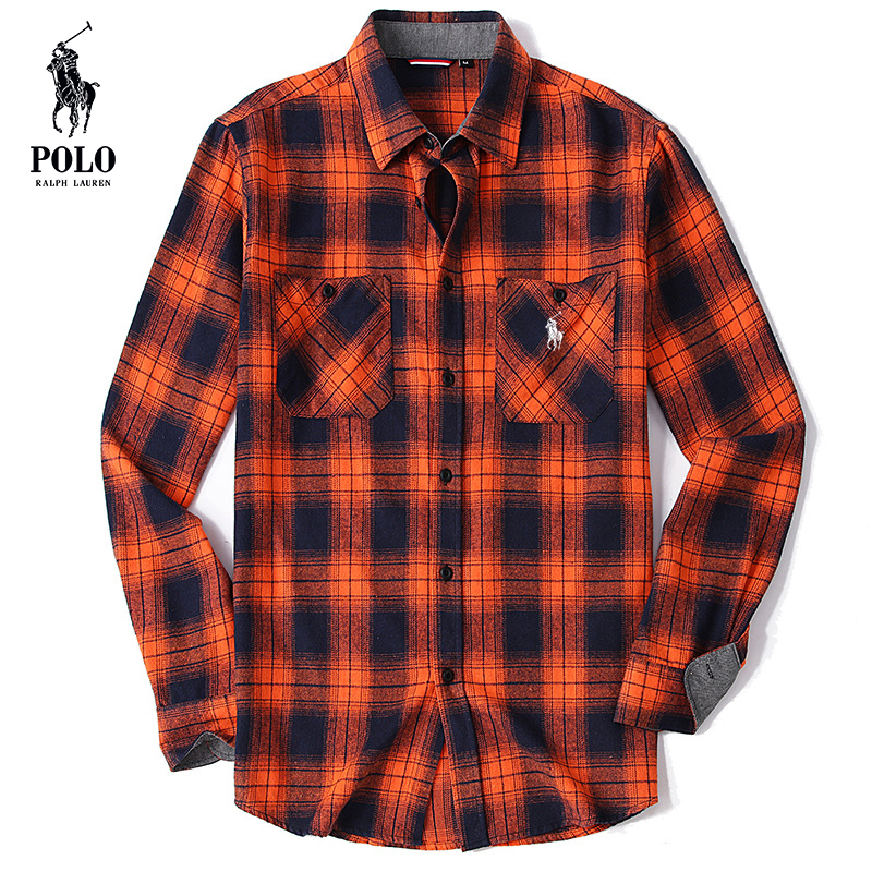 Ralph Lauren Men's flannel plaid shirt（Last day of limited time specials）