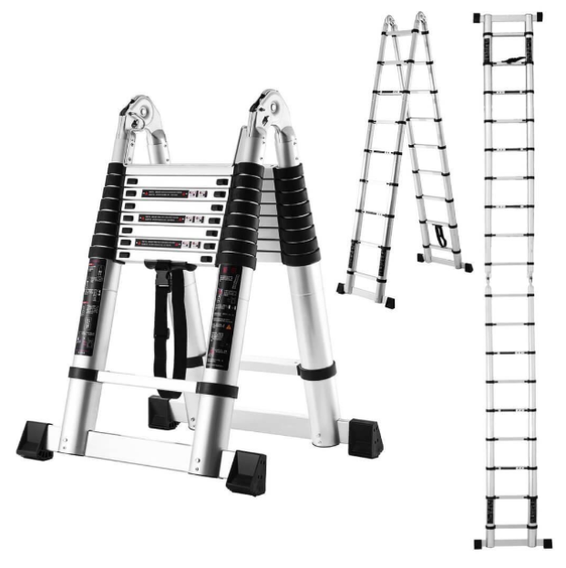 【Buy1 free 1】JUMIA® 6.9 meters. Aluminum telescopic ladder