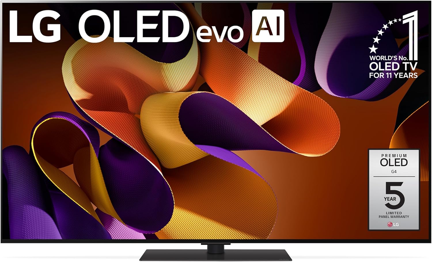 🎉Offre spéciale📣Téléviseur intelligent LG OLED evo série G4, processeur 4K, écran plat, télécommande Magic Remote, intelligence artificielle avec Alexa intégrée