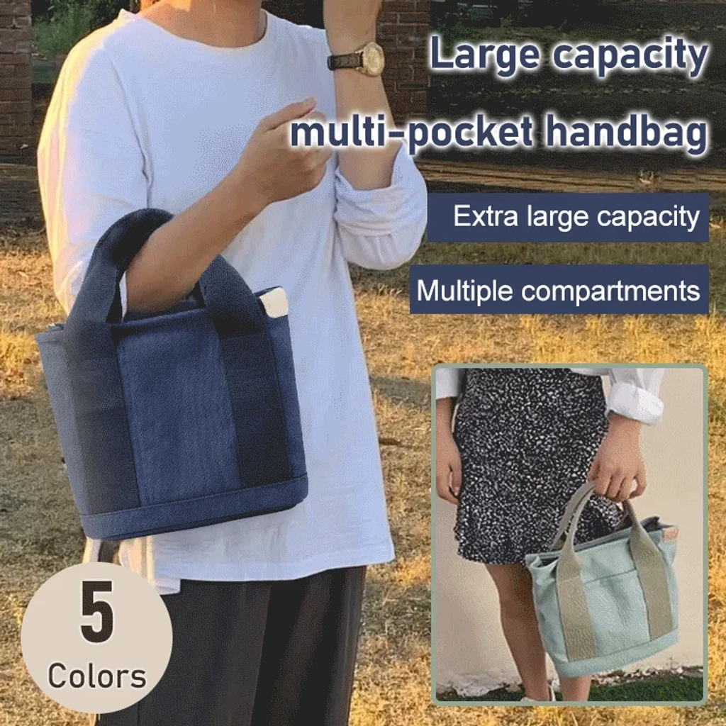 🔥🔥LAST DAY PROMOTION SALE 49% OFF🔥🔥Large capacity multi-pocket handbag HANDMADE