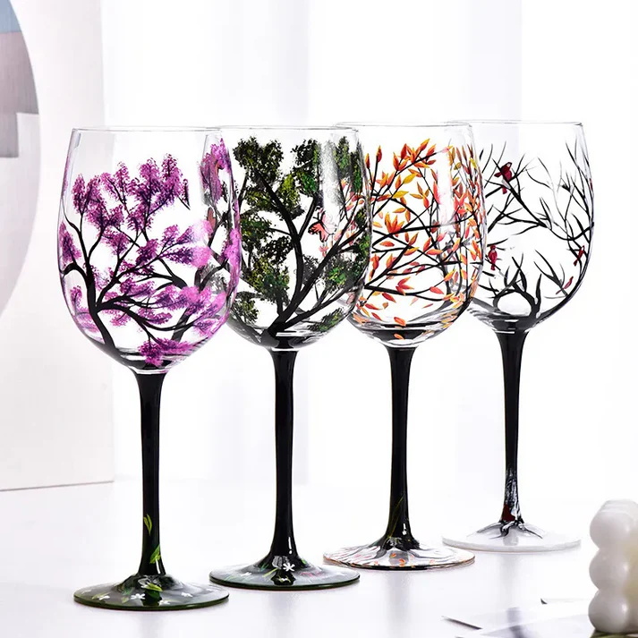 The Four Seasons Wine Glass