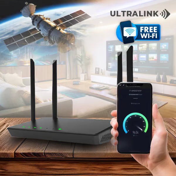 🔥🔥Ultra Link Free Wifi Router - UNLIMITED SATELLITE INTERNET