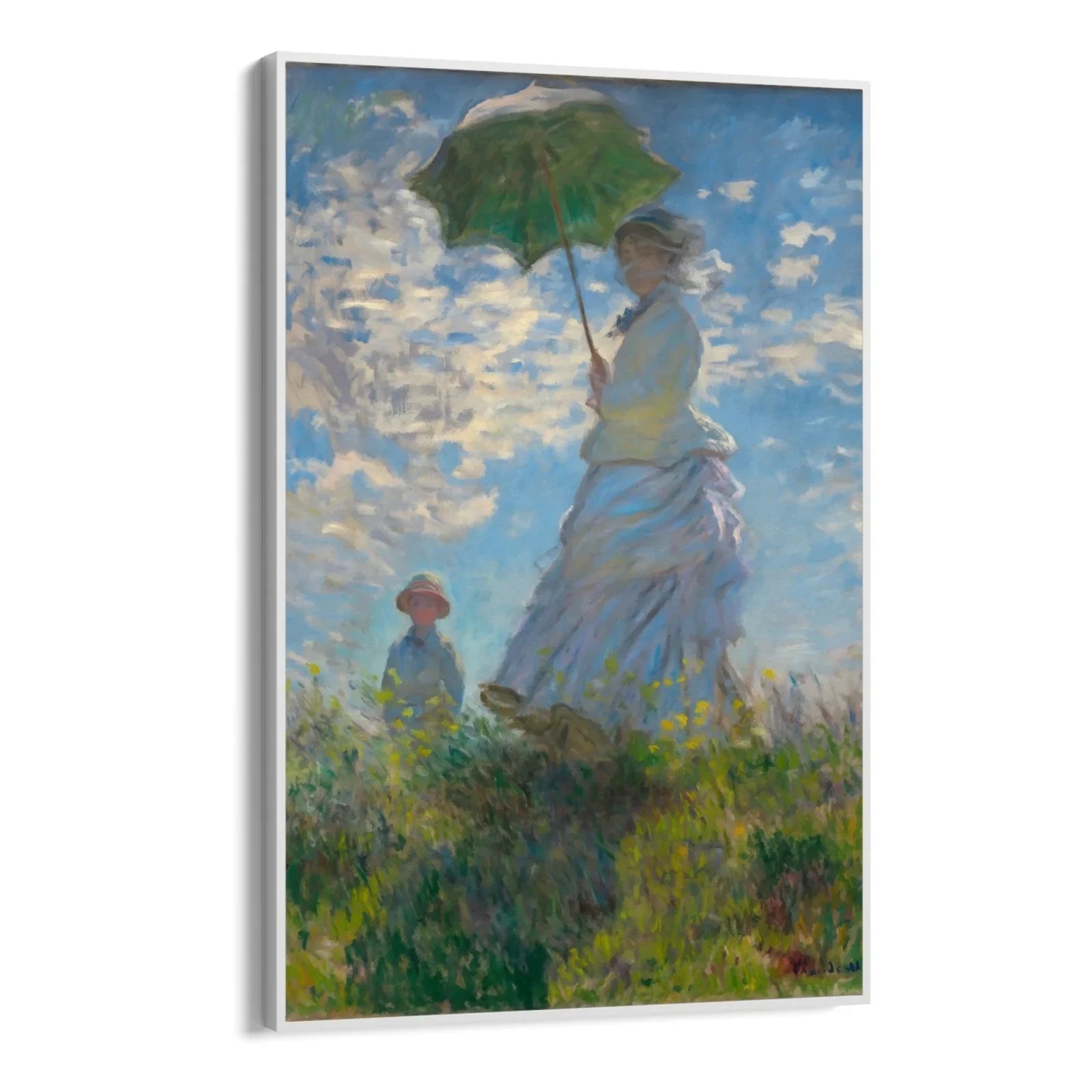 Woman with a Parasol, Claude Monet