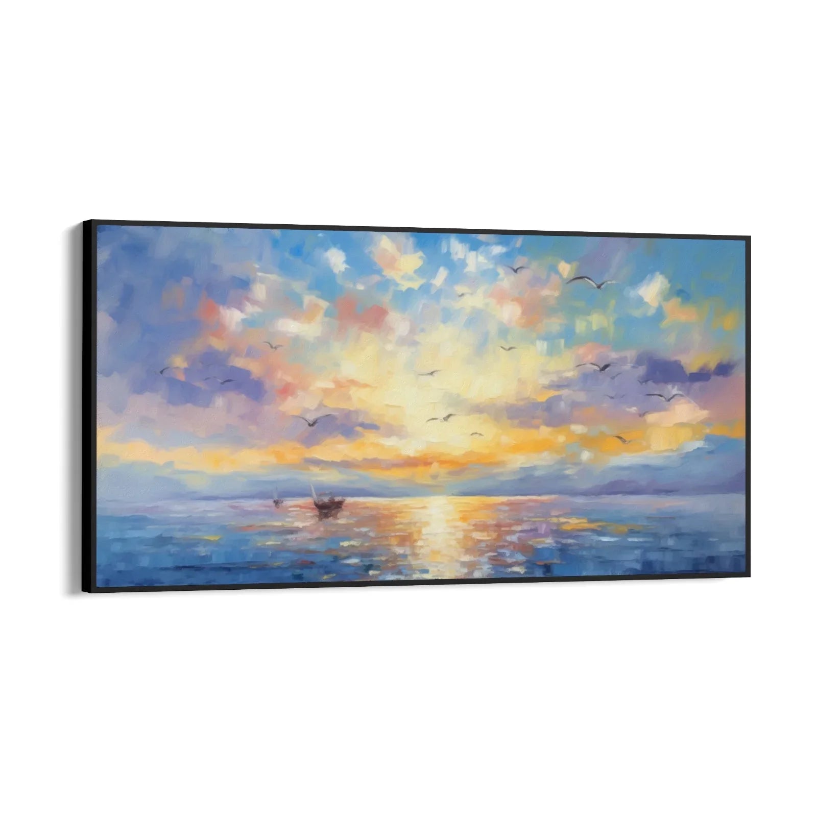 Sunset on the sea