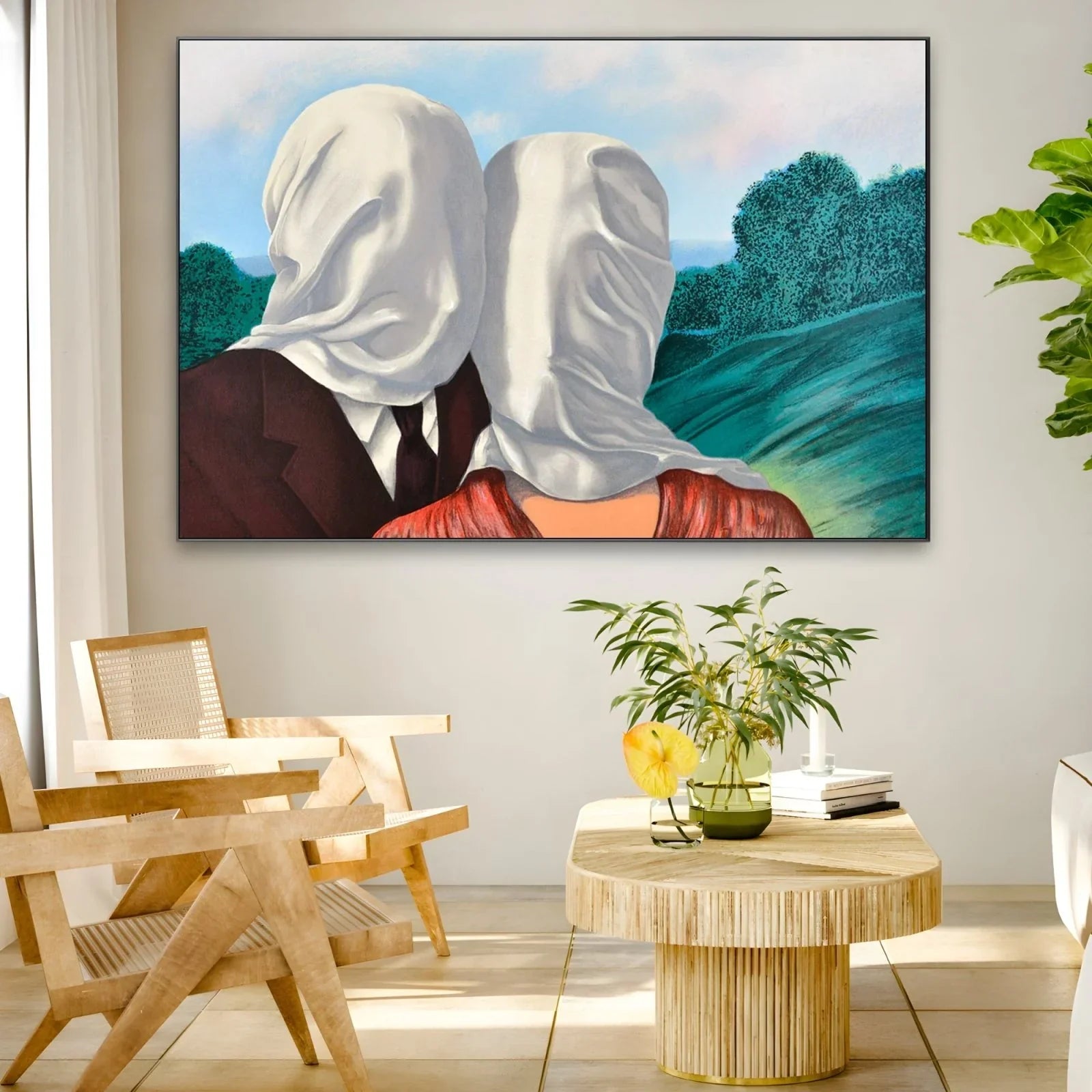 The Lovers II, Rene Magritte