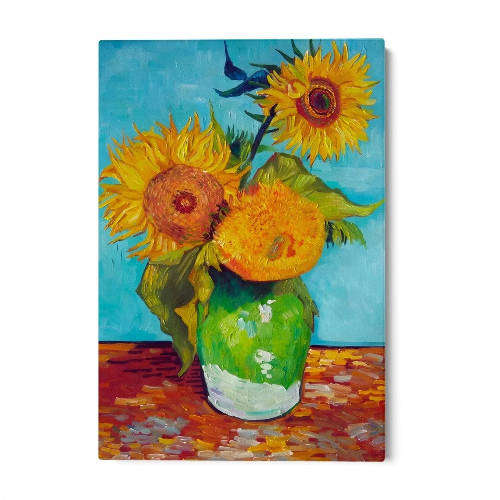 Vase with Three Sunflowers, Vincent Van Gogh