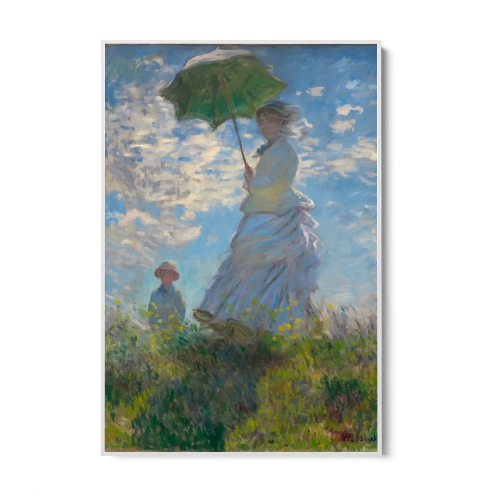 Woman with a Parasol, Claude Monet