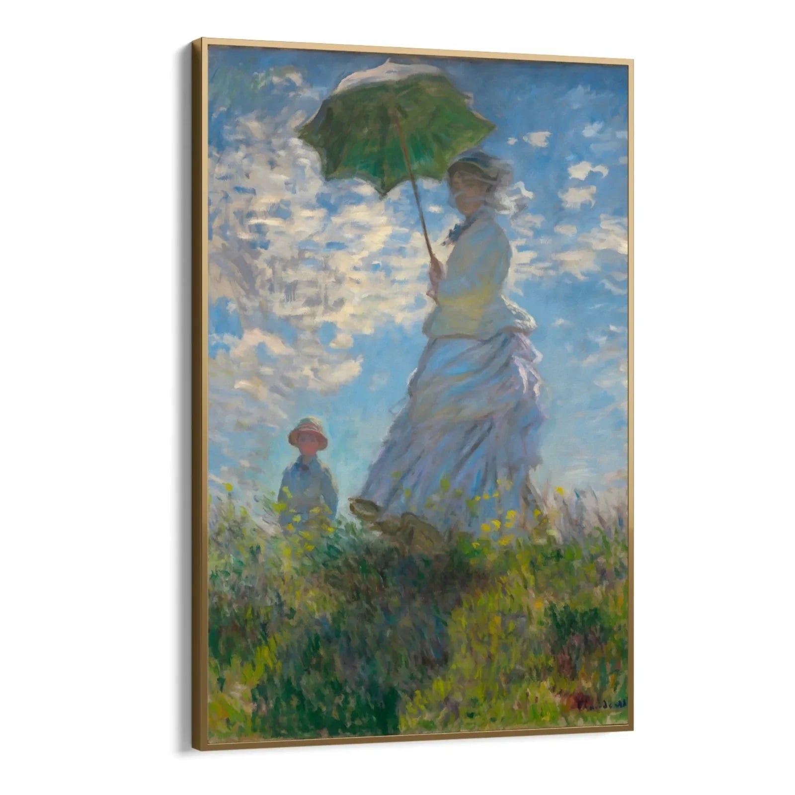 Woman with a Parasol, Claude Monet