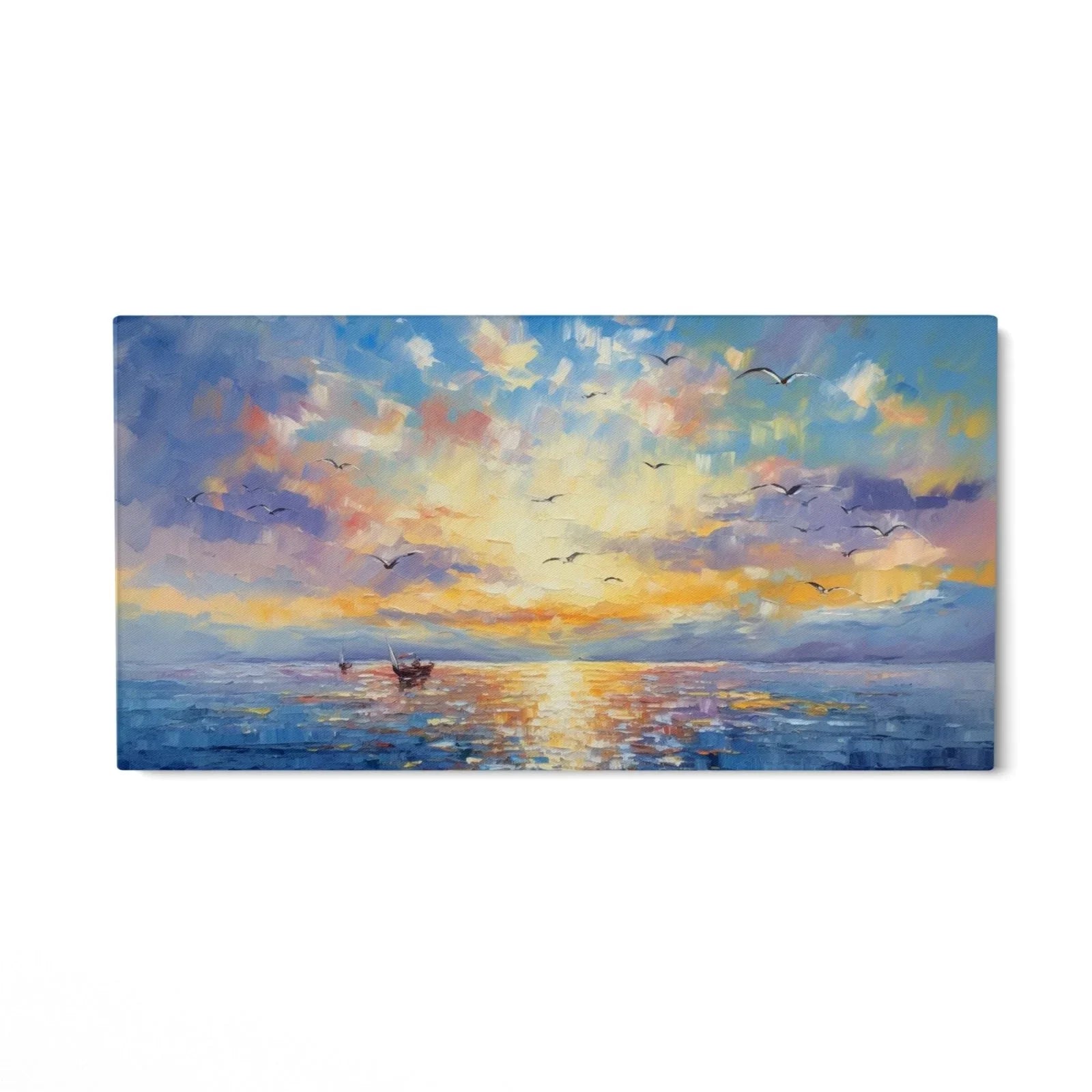 Sunset on the sea