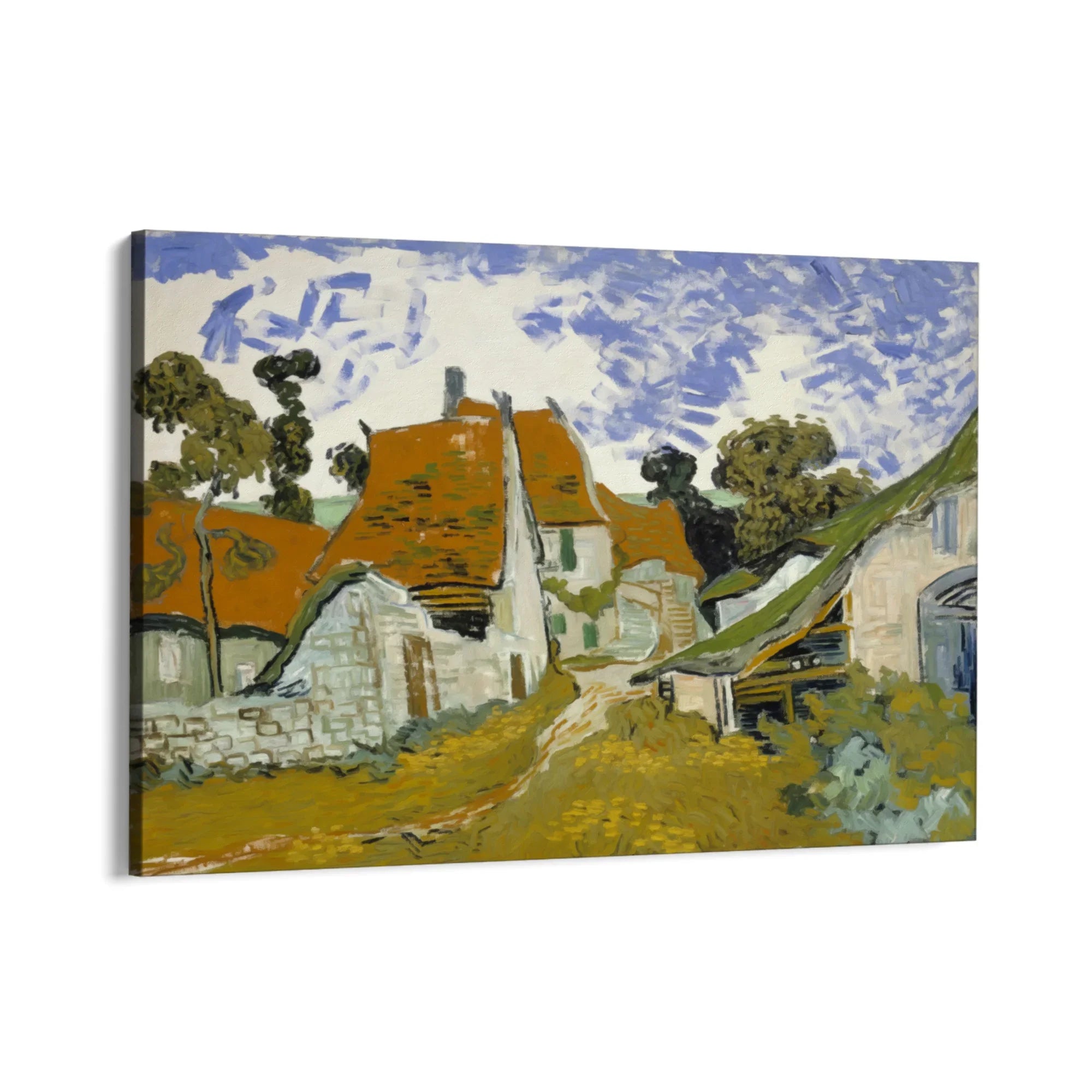 Street in Auvers-Sur-Oise, Vincent Van Gogh