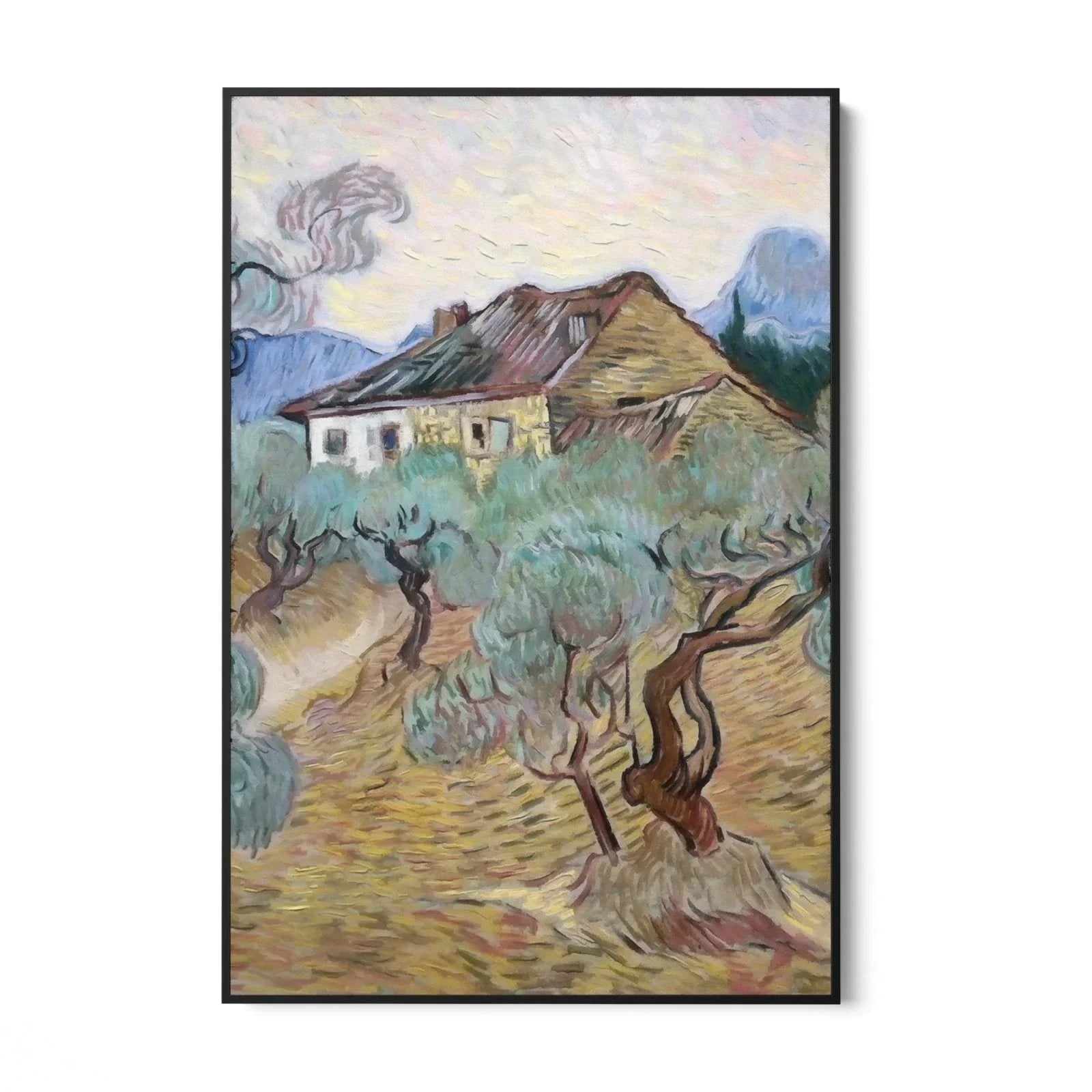 White Cottage Among Olive Trees, Vincent Van Gogh