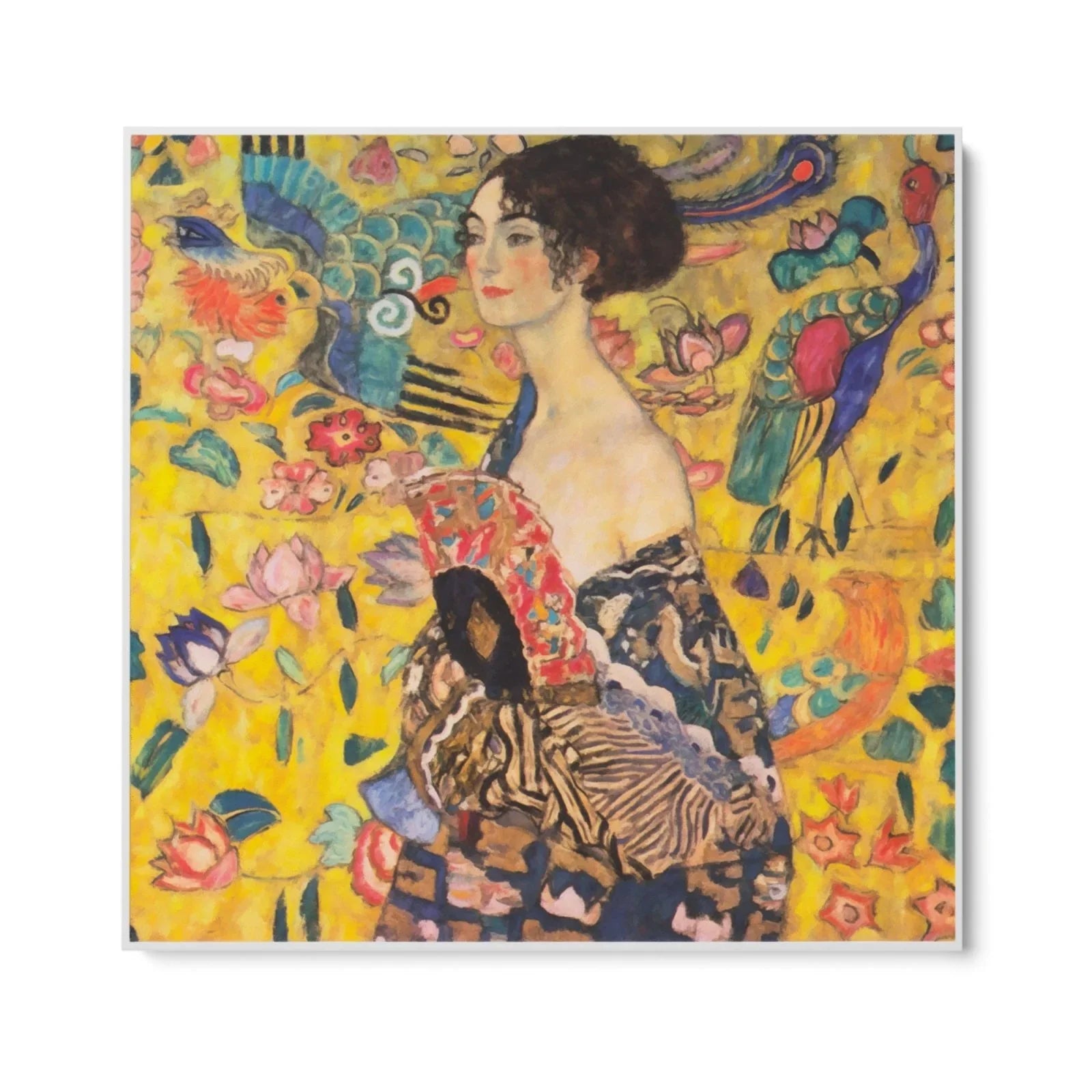 Lady with a Fan, Gustav Klimt
