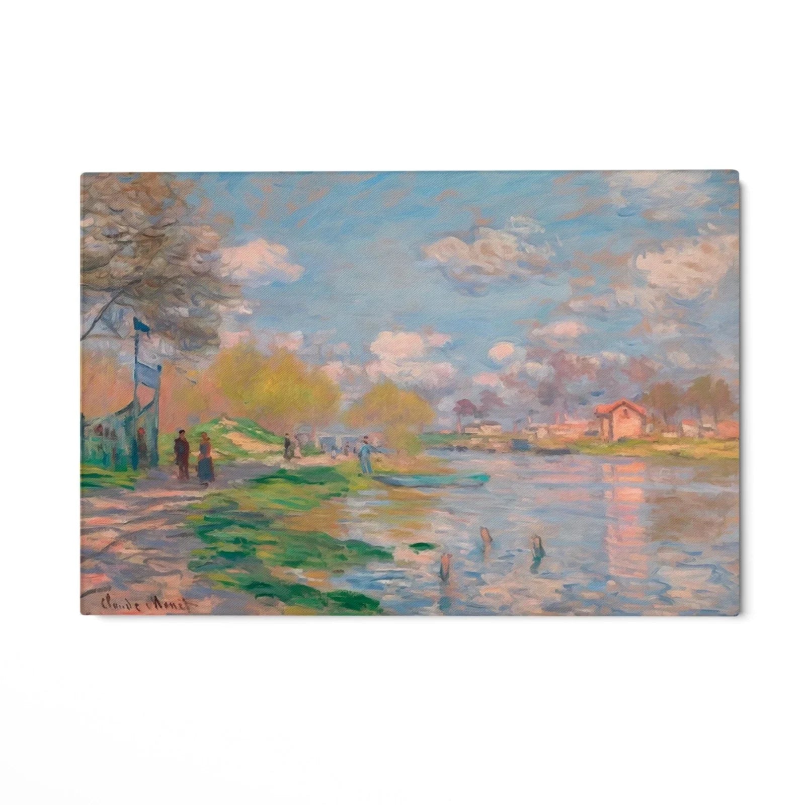 Spring along the Seine - Claude Monet