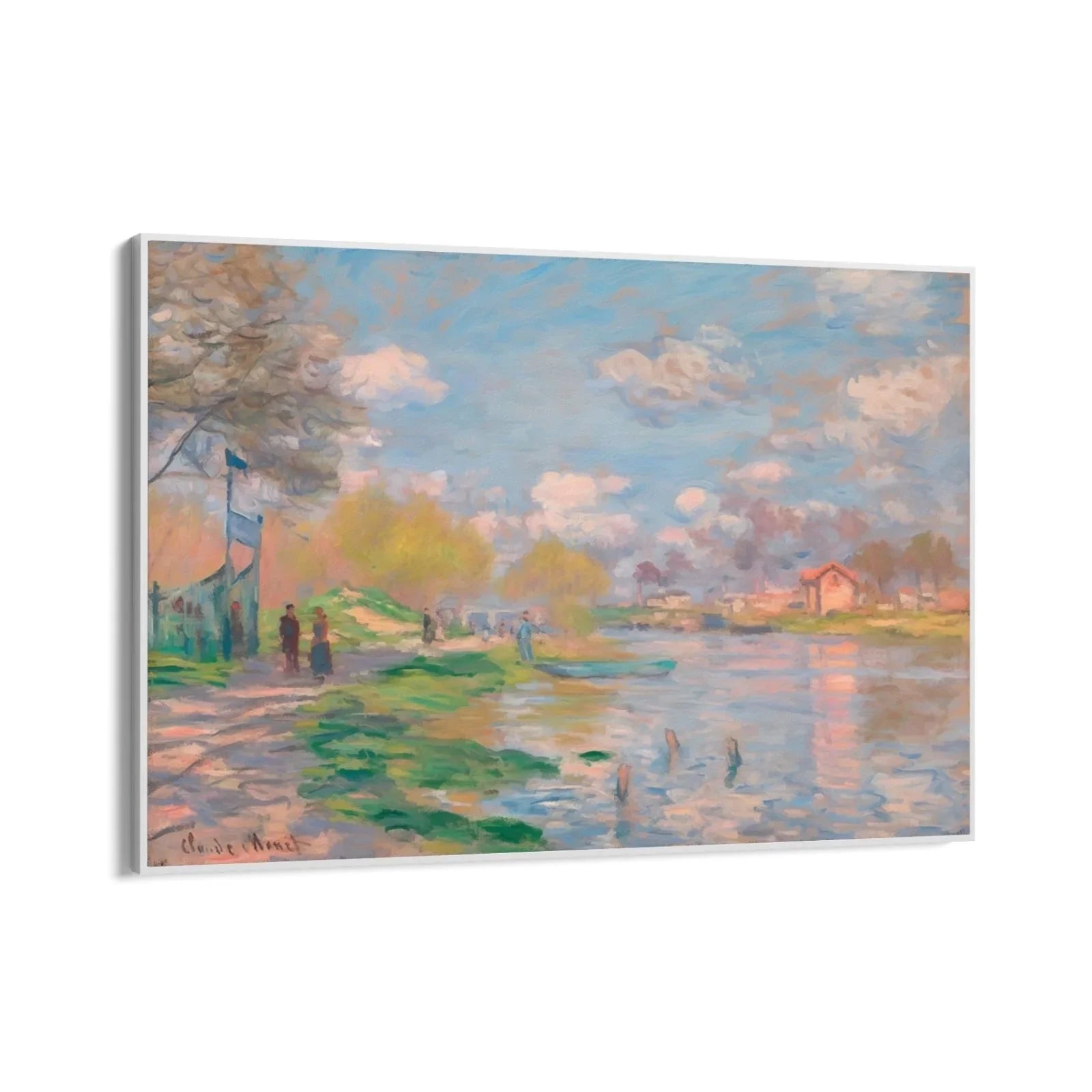 Spring along the Seine - Claude Monet