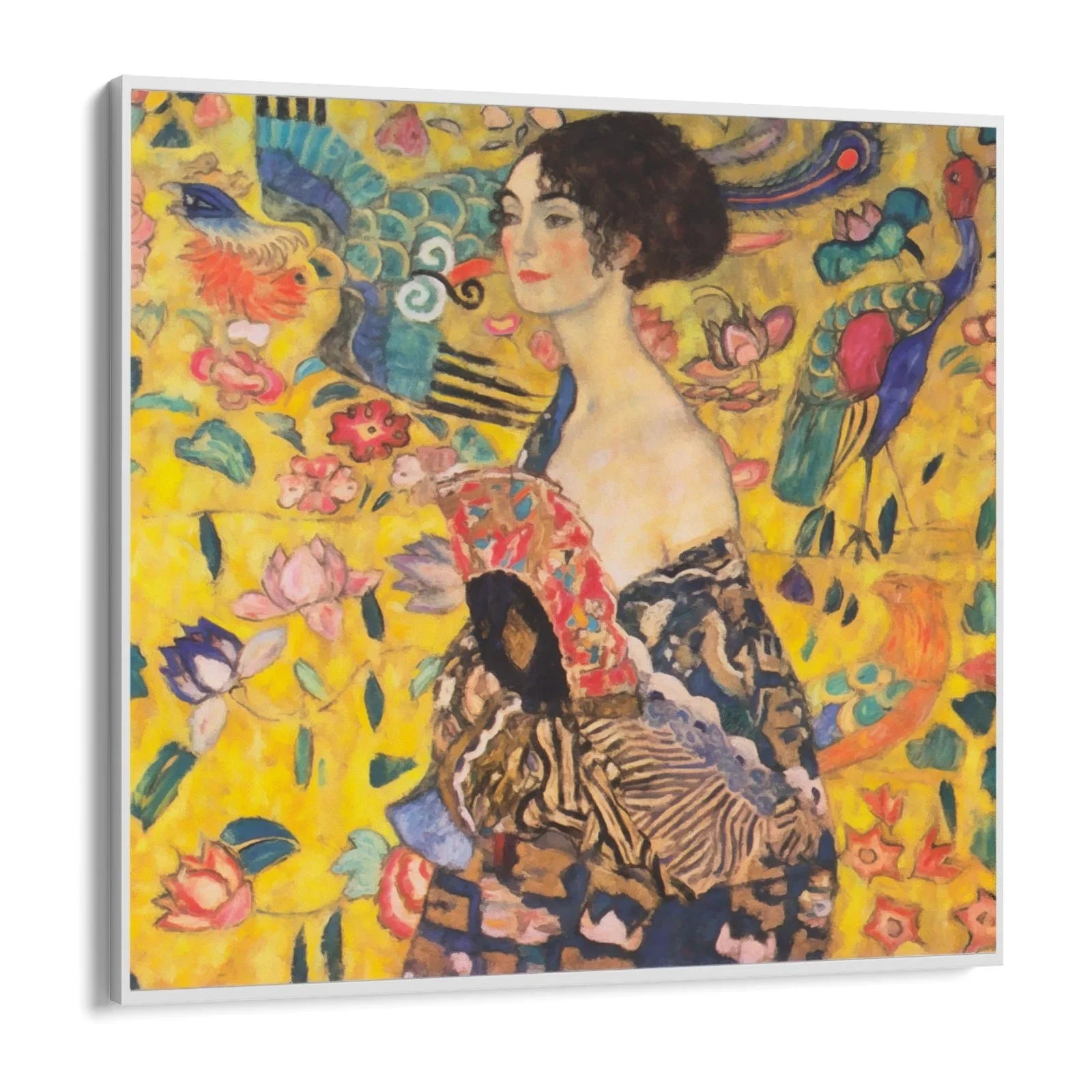 Lady with a Fan, Gustav Klimt
