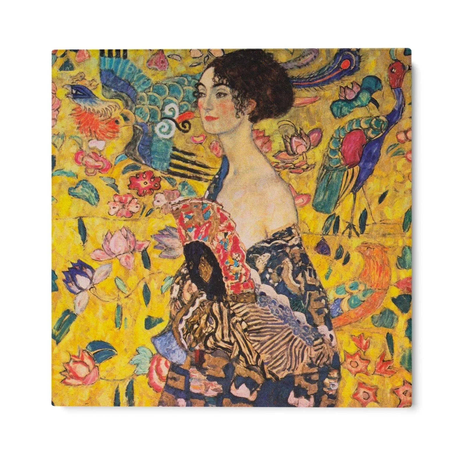 Lady with a Fan, Gustav Klimt