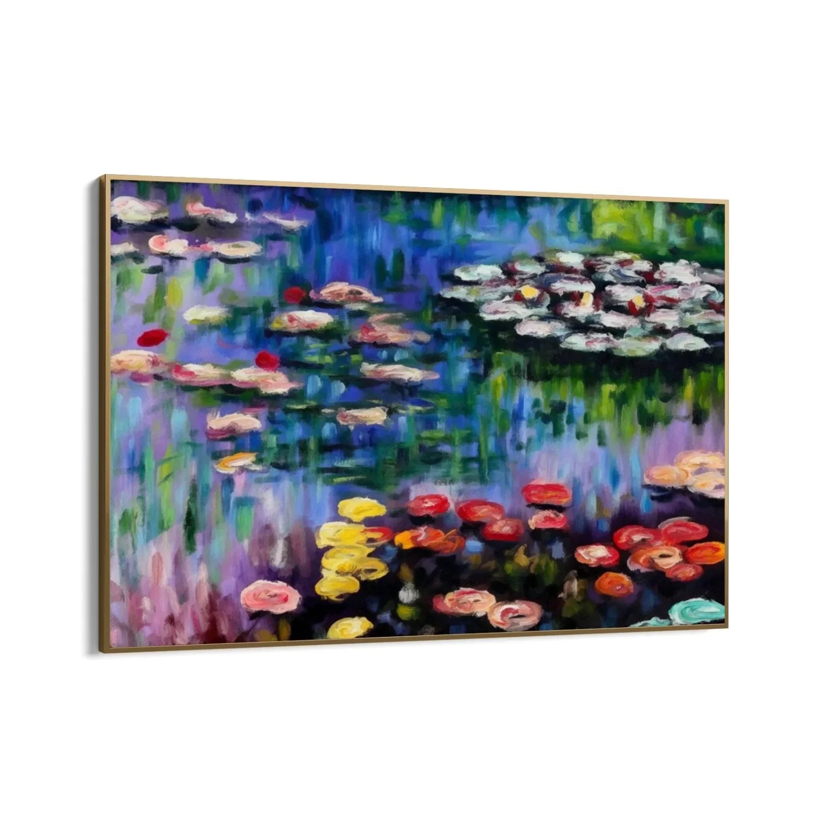 Water Lilies in the Pond at Giverny - Claude Monet