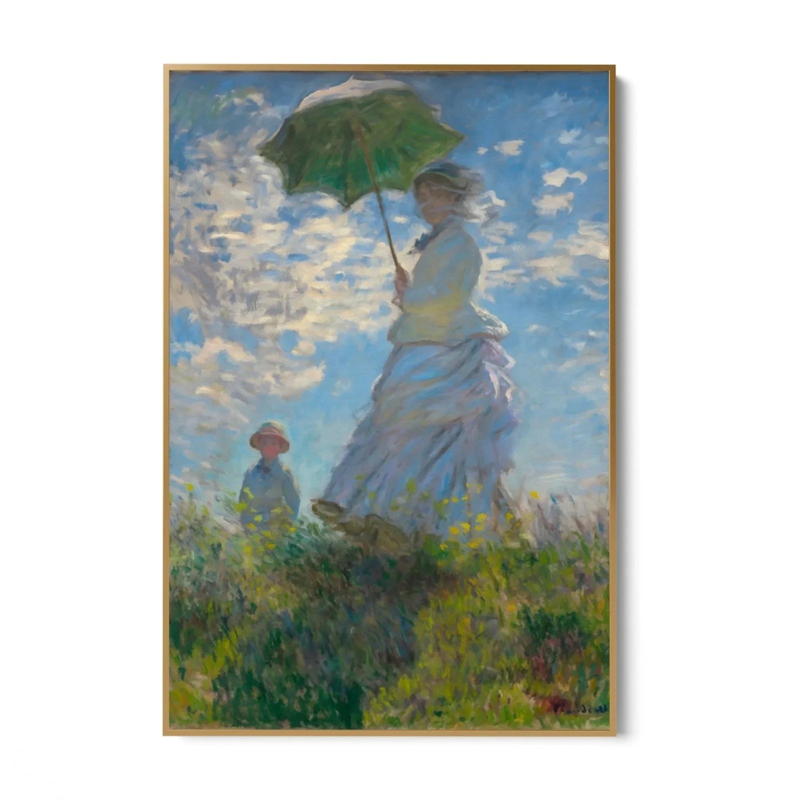 Woman with a Parasol, Claude Monet