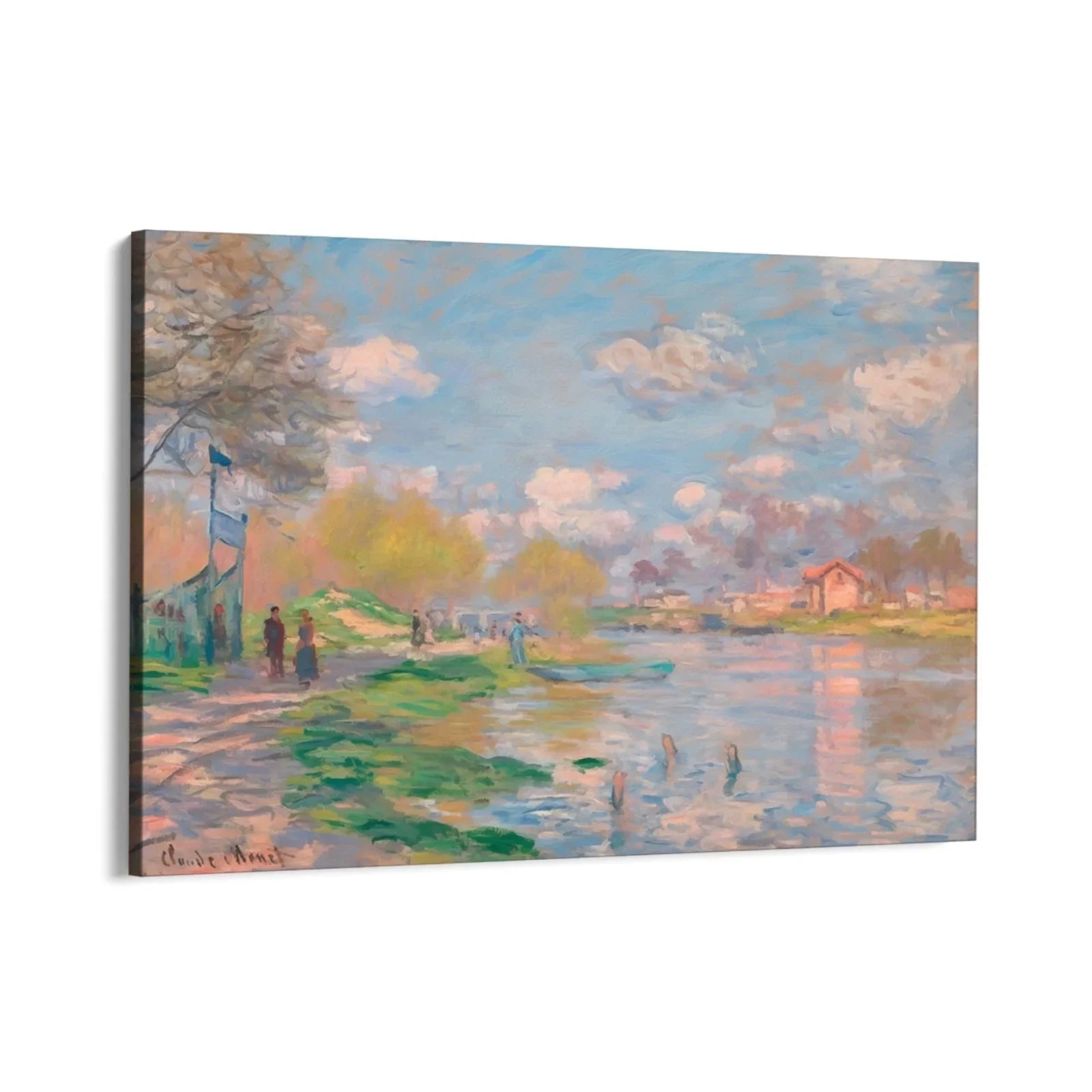 Spring along the Seine - Claude Monet