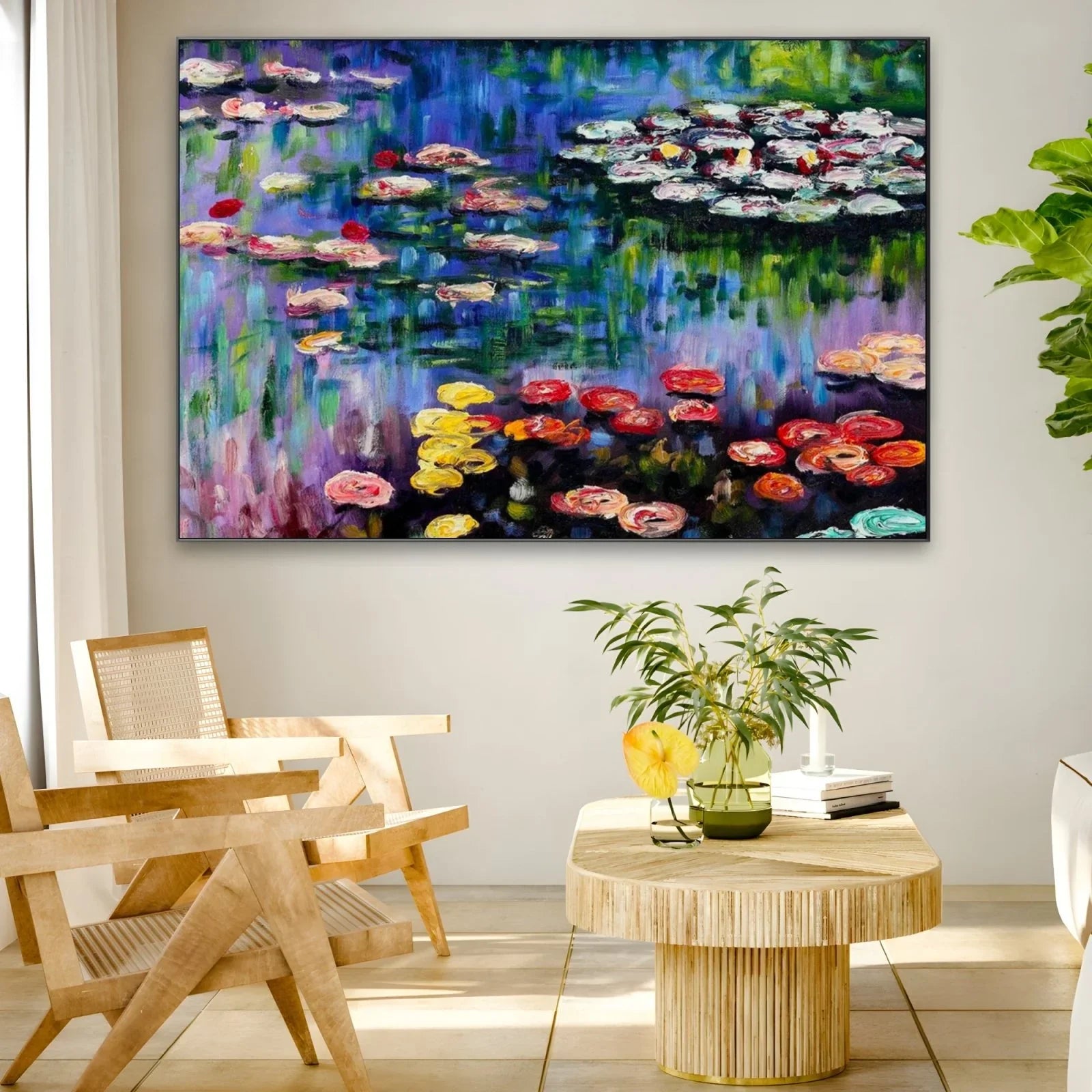 Water Lilies in the Pond at Giverny - Claude Monet