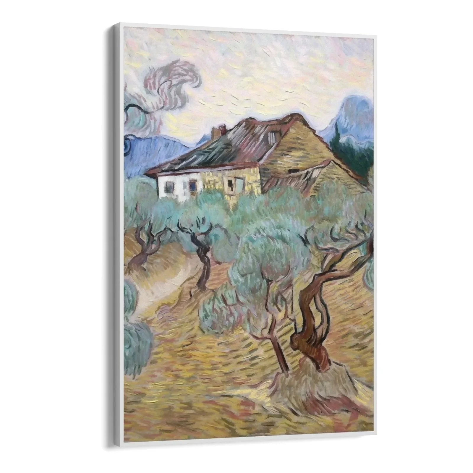 White Cottage Among Olive Trees, Vincent Van Gogh