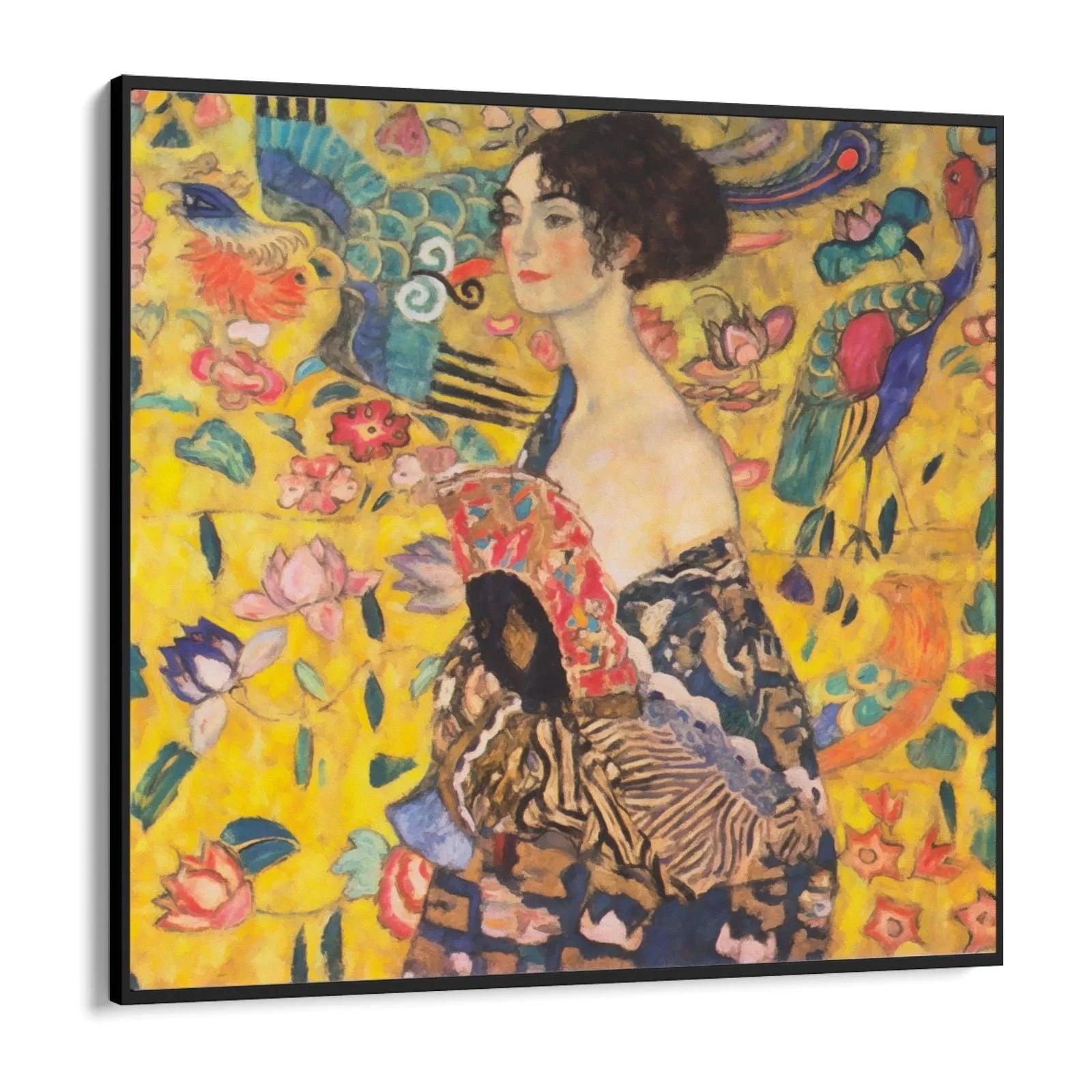 Lady with a Fan, Gustav Klimt