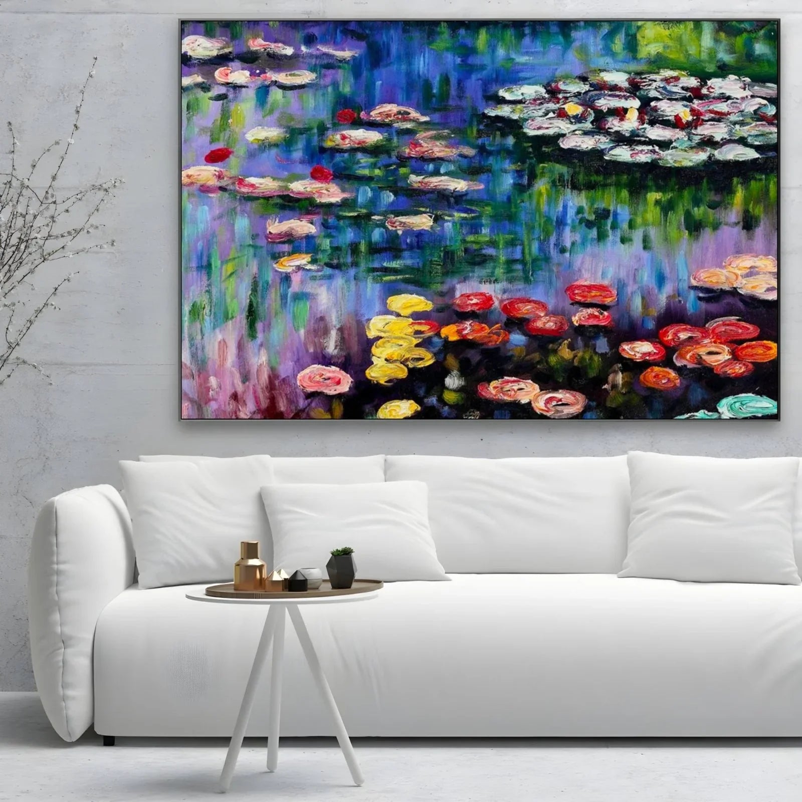 Water Lilies in the Pond at Giverny - Claude Monet
