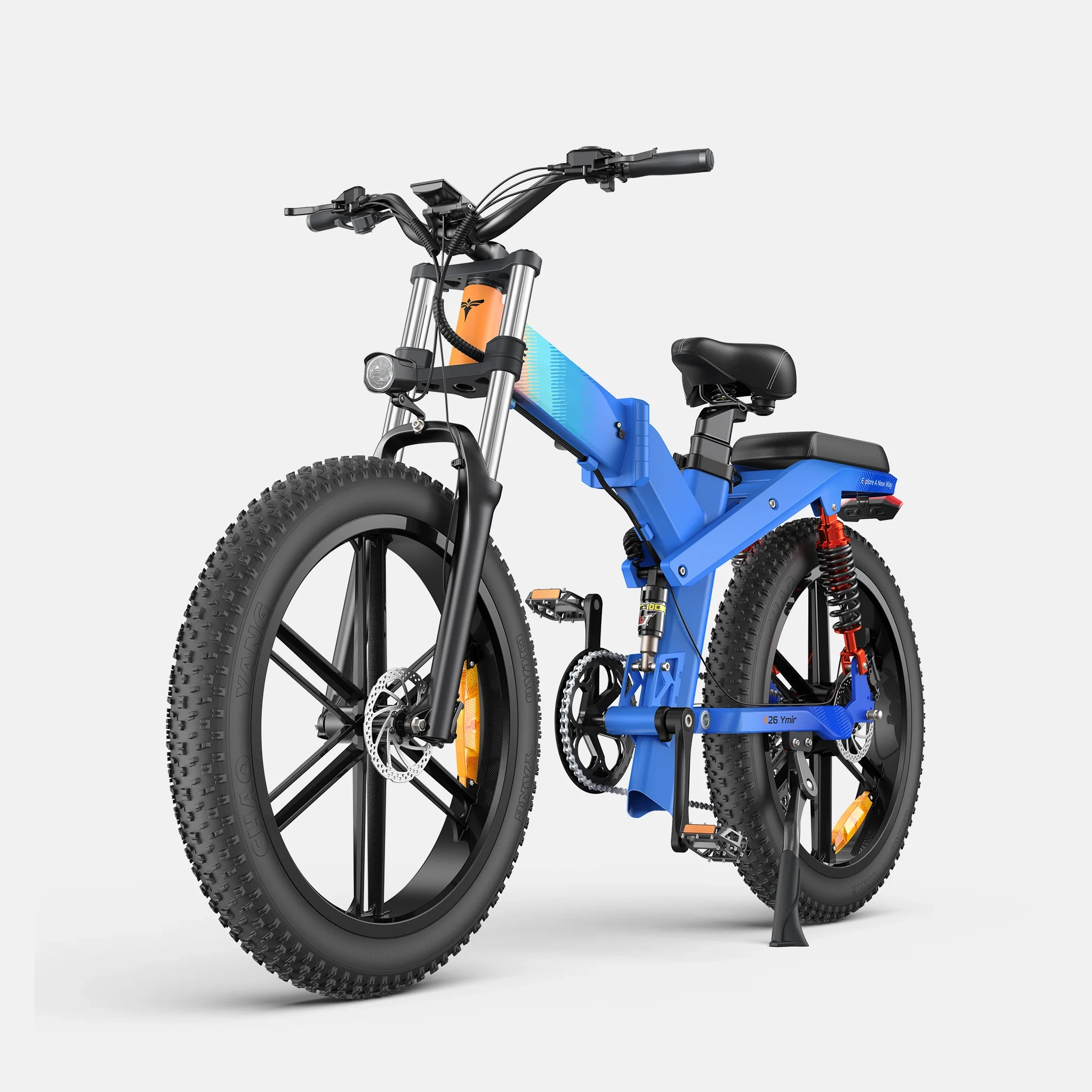 💖Hot sale💥 🔥X26 All Terrain Electric Bike All Terrain Performance Beast🔥-Blue