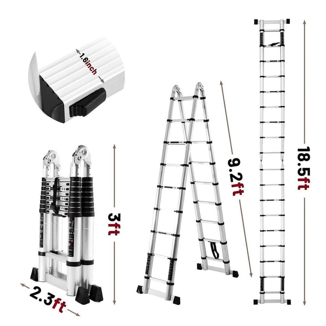 🔥Home Improvement Festival,Buy 1 Get 1 Free-Multifunctional Telescopic Ladder