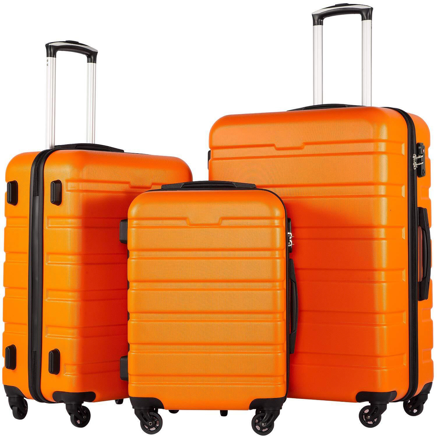 Luggage 3 Piece Set Orange