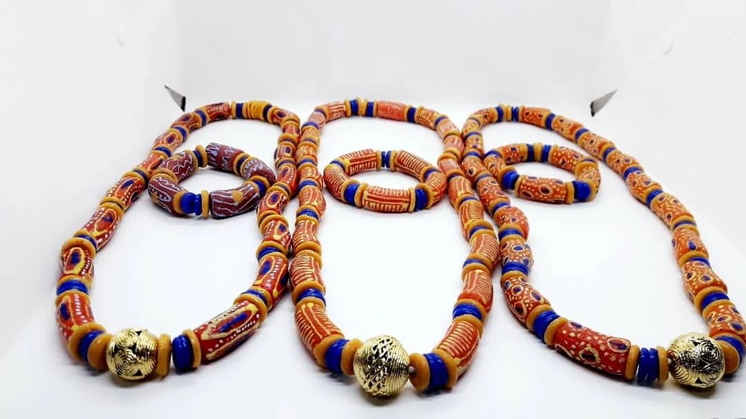 Men's Native African Necklace | African Wedding Jewelry|N1